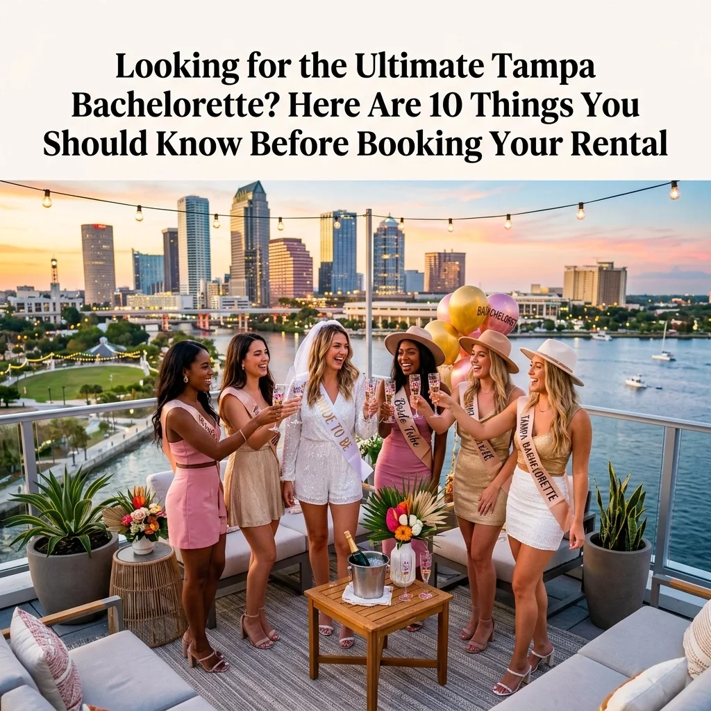 Looking for the Ultimate Tampa Bachelorette? Here Are 10 Things You Should Know Before Booking Your Rental