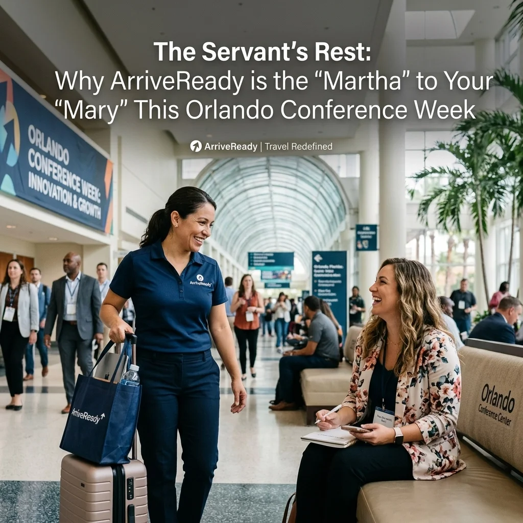 The Servant's Rest: Why ArriveReady is the 'Martha' to Your 'Mary' This Orlando Conference Week