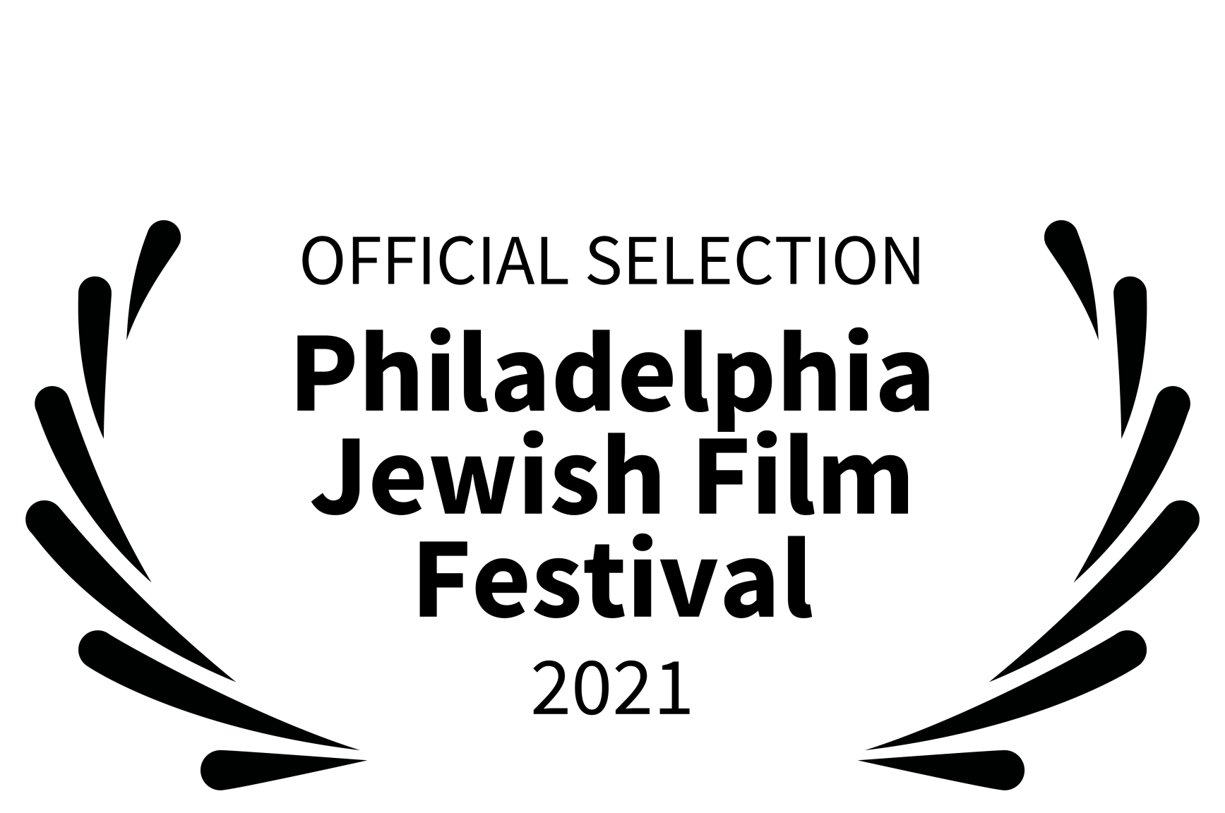 A black silhouette of a bird perched on a branch with leaves.