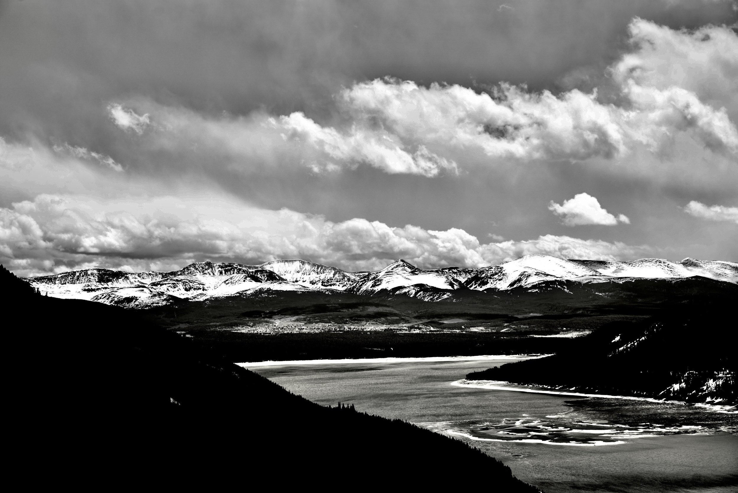 Turquoise Lake 5 B/W, Mosquito Range; Leadville, CO