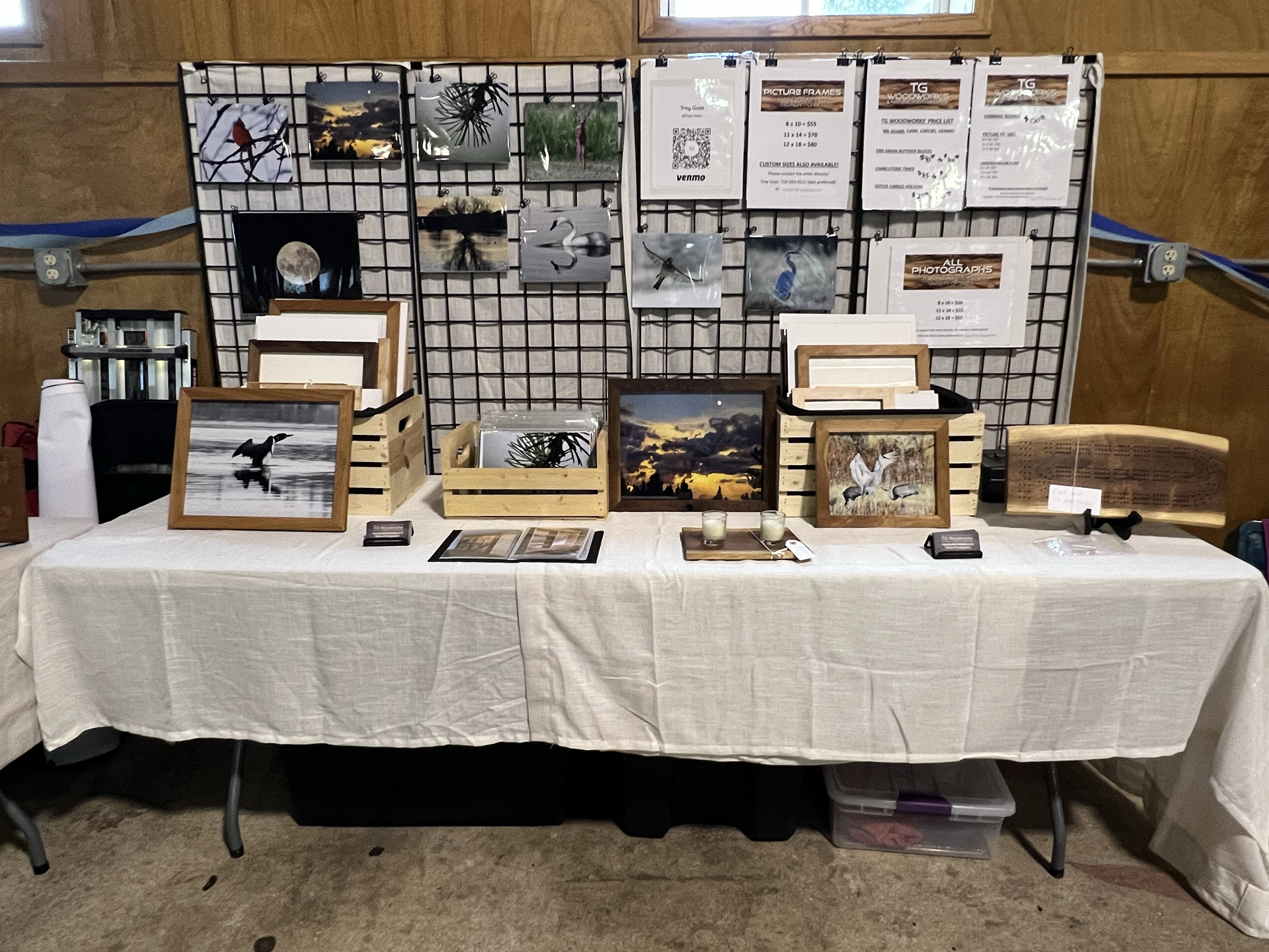 Booth at a Community Art Fair; Madison, WI