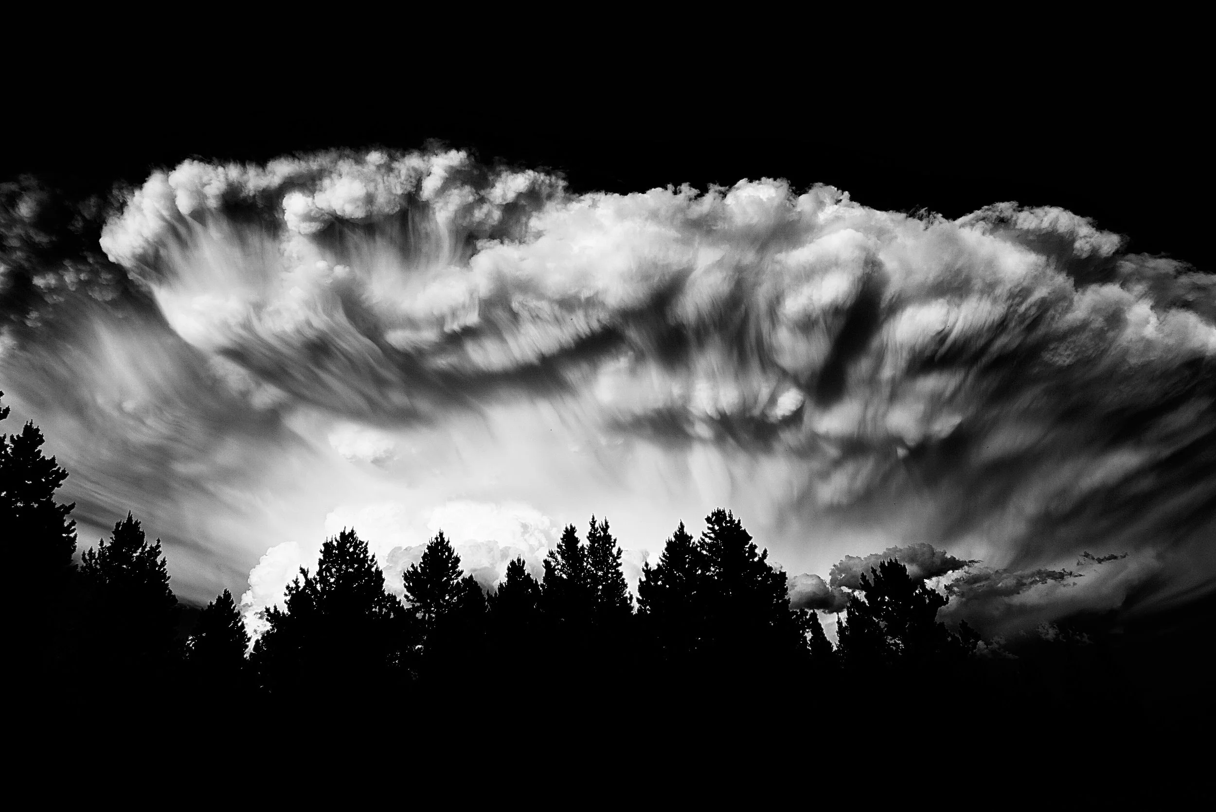 Summer Storm 5 B/W; Leadville, CO