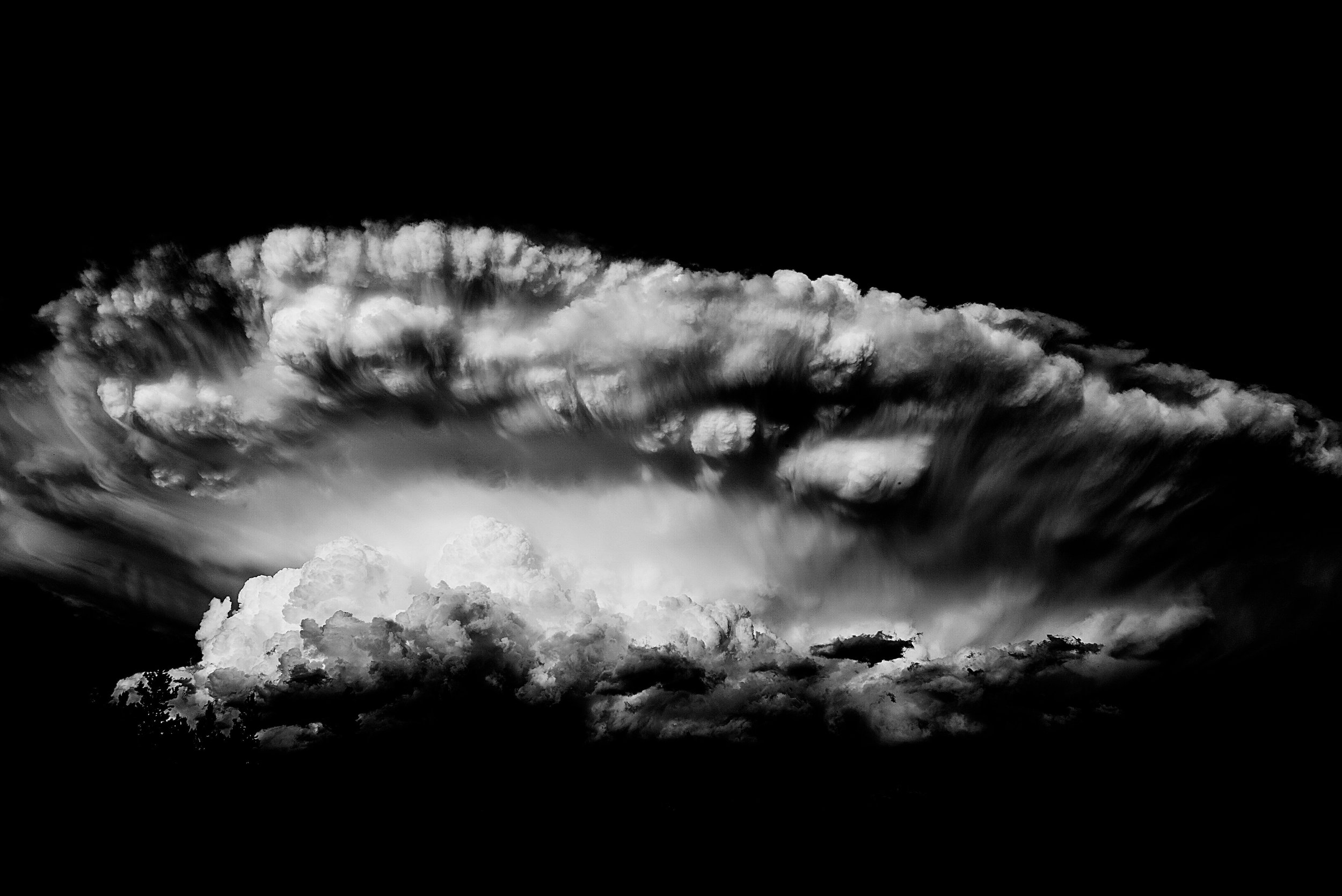Summer Storm 4 B/W; Leadville, CO