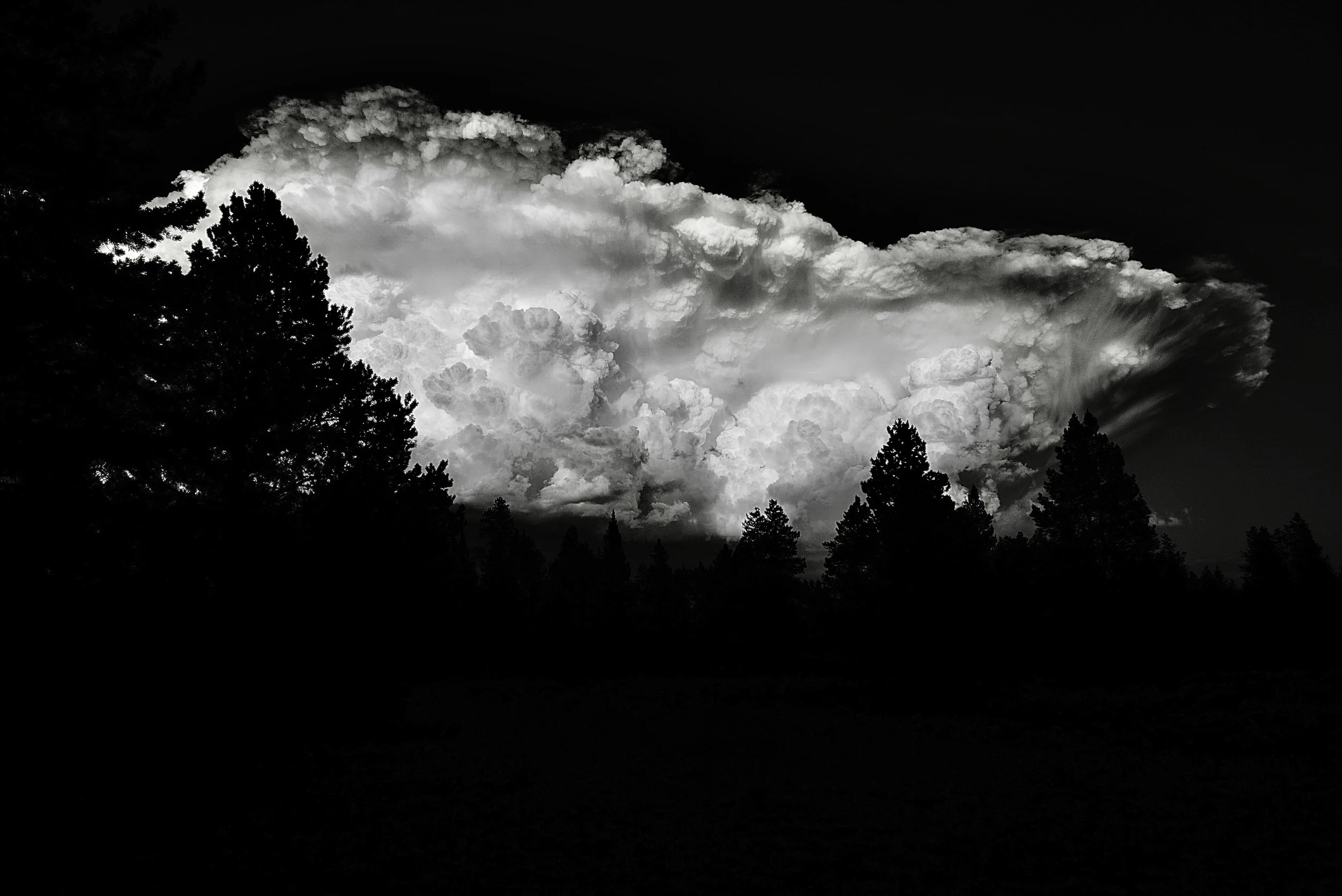 Summer Storm 3 B/W; Leadville, CO