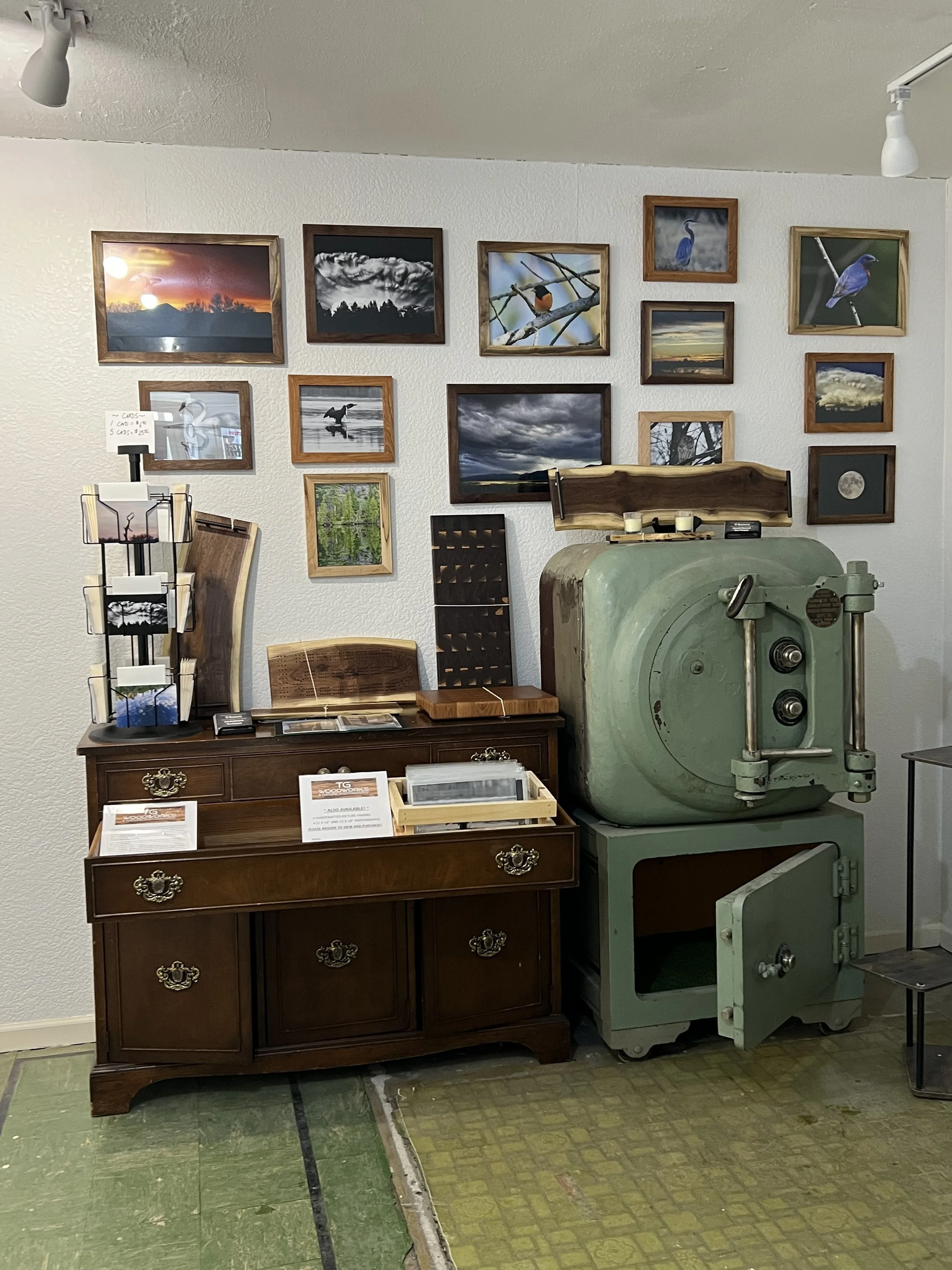 TG Woodworks' Booth at The Crafty in Mineral Point, WI