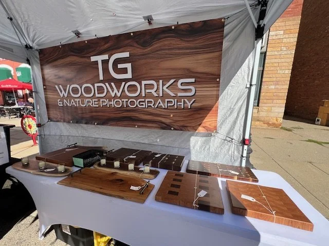 TG Woodworks' Booth at Art Fair