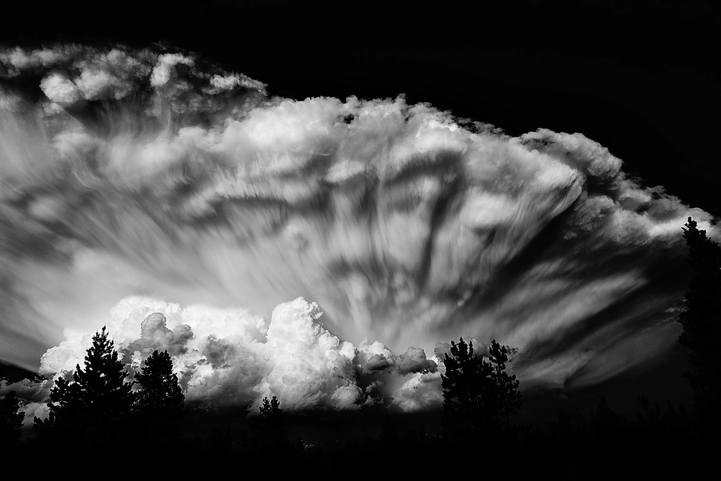 Summer Storm 1 B/W; Leadville, CO