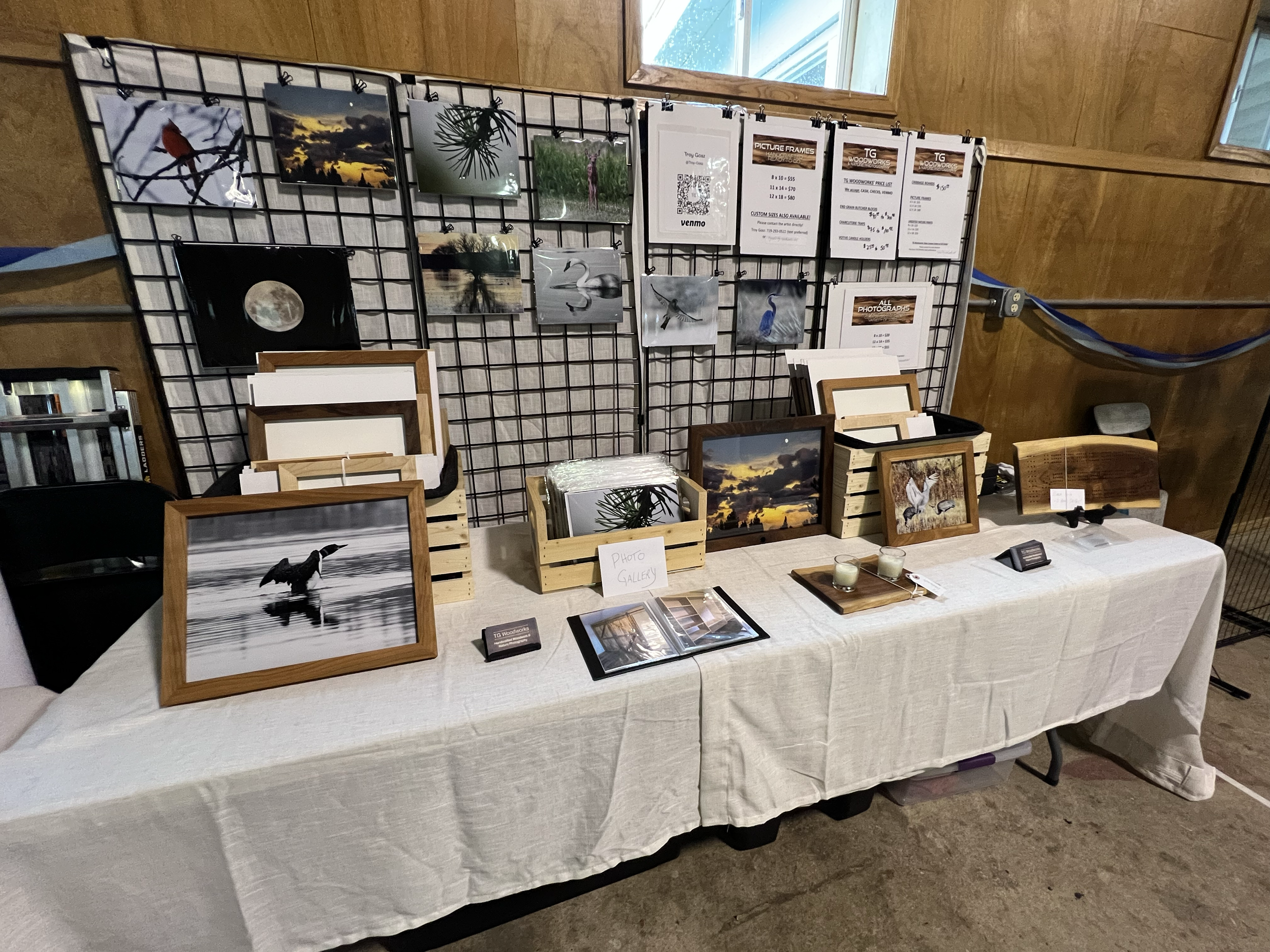 Booth at a Community Art Fair; Madison, WI