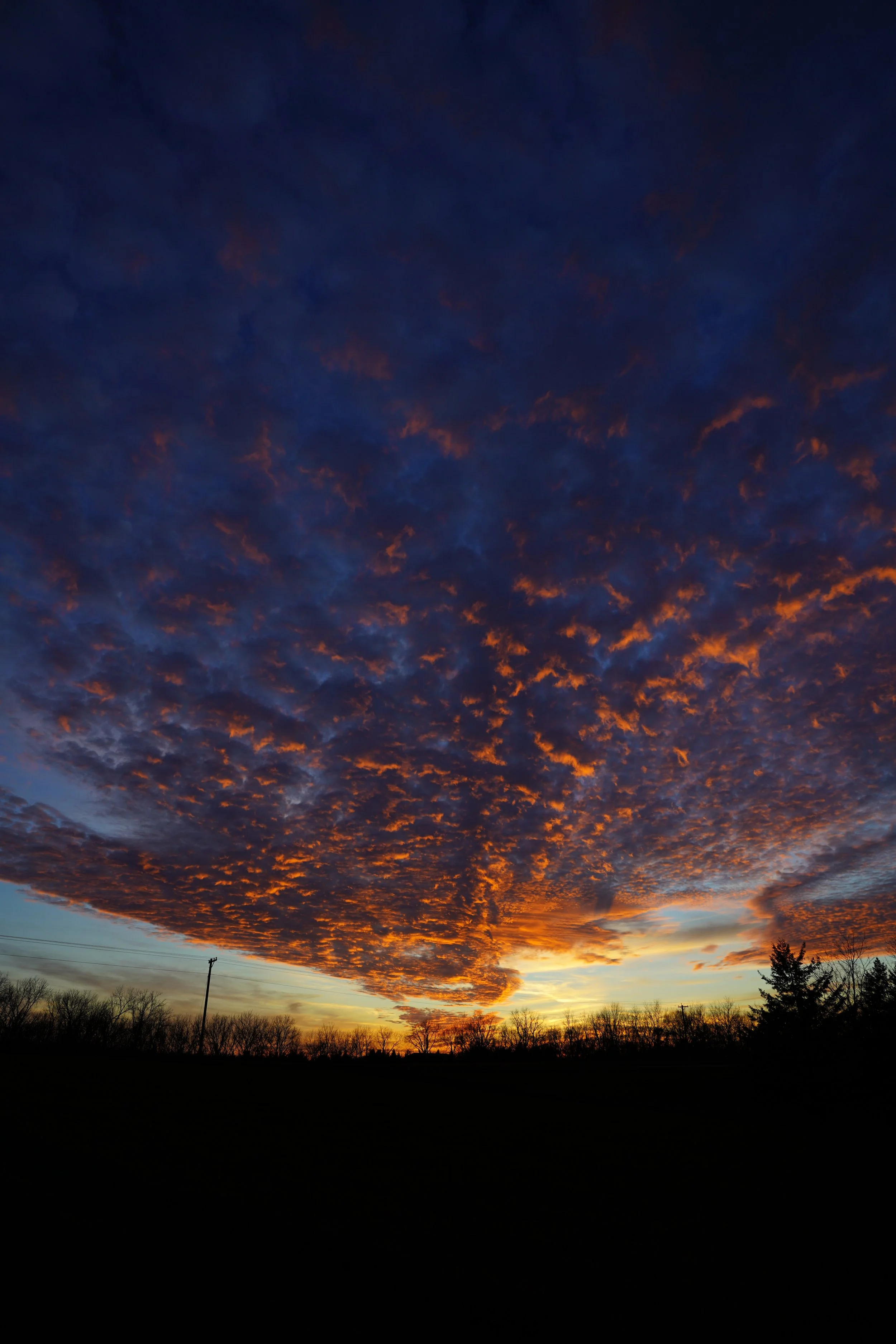 Blue Haze Sunset; Dodgeville, WI