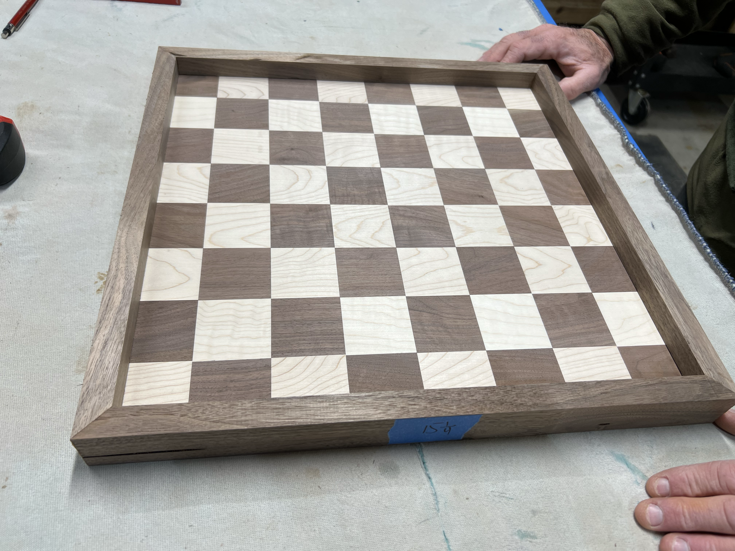 Chess Board in the Making