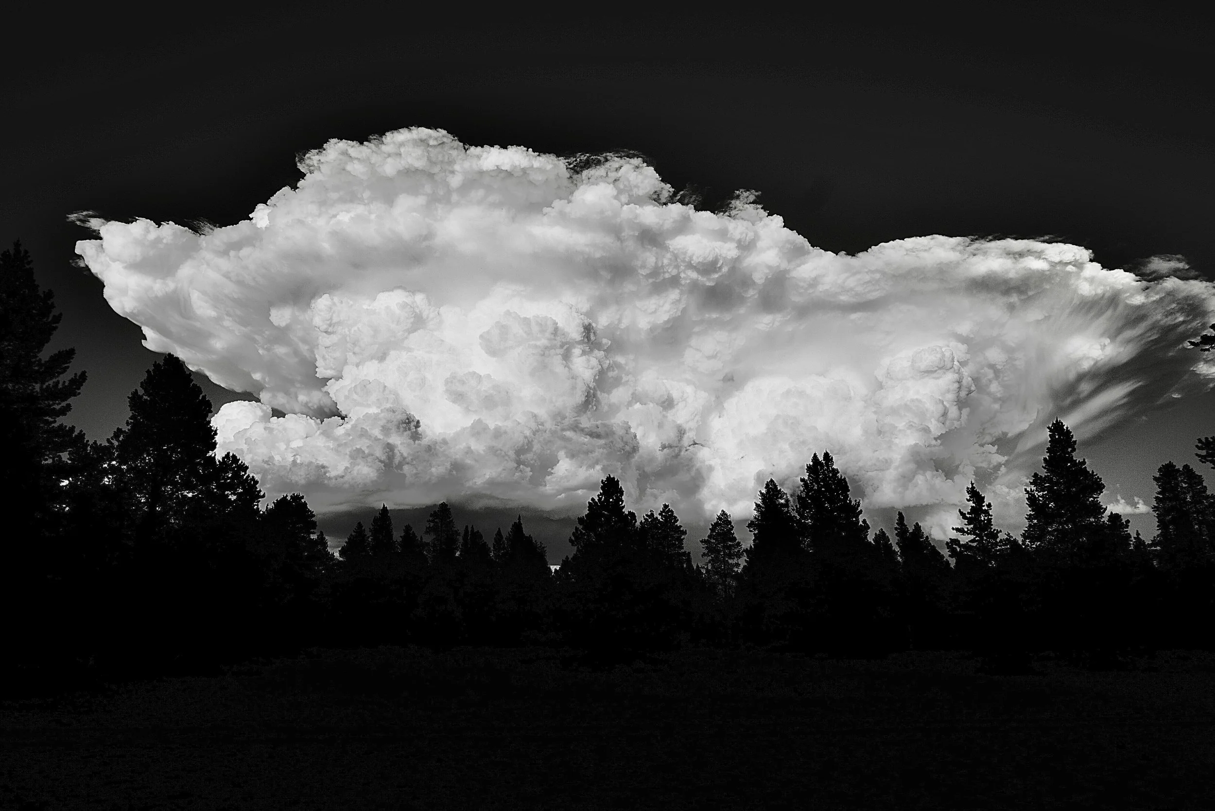 Summer Storm 2 B/W; Leadville, CO
