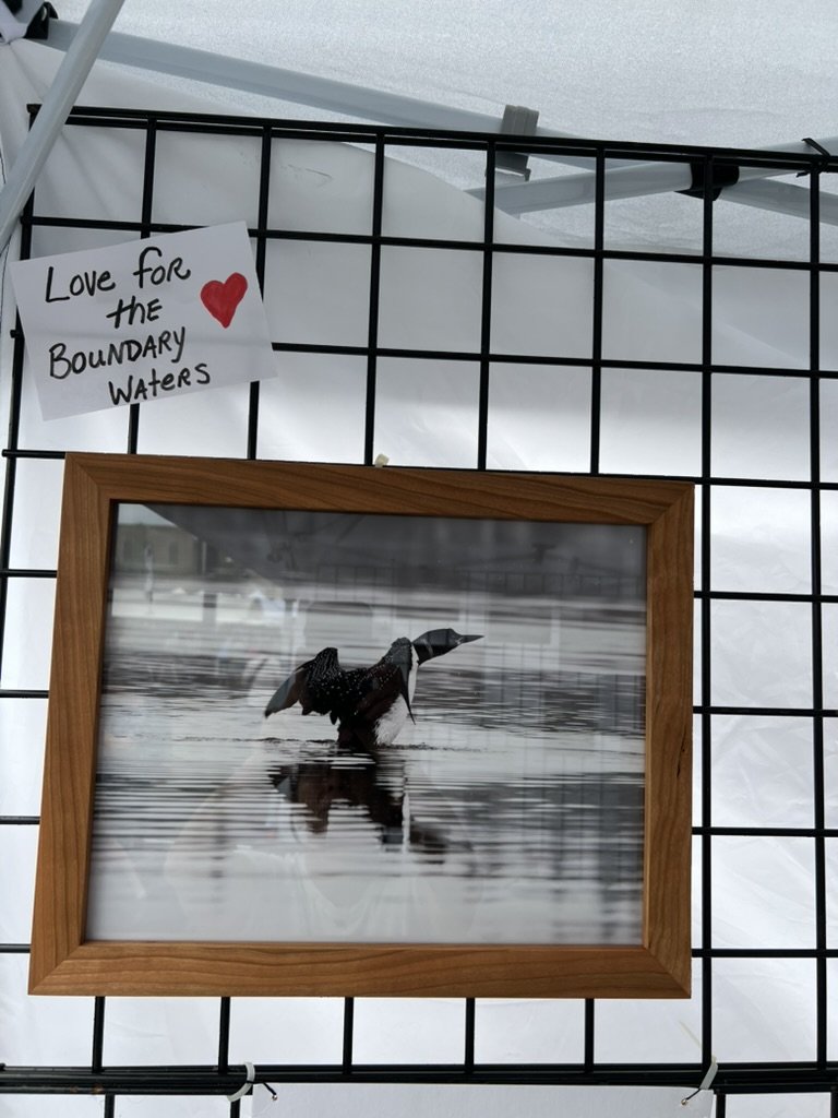 Common Loon B/W, Mt. Horeb Art Fair, July 2026