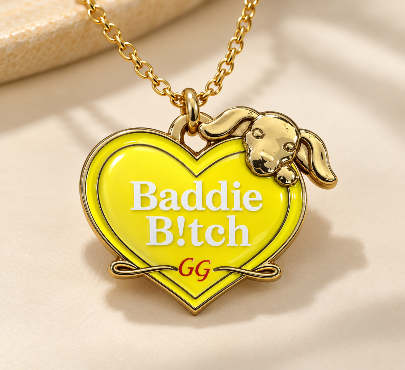 Georgia-Girl™ — Baddie B!tch™ — Yellow + (Antique Gold & Black Nickel)