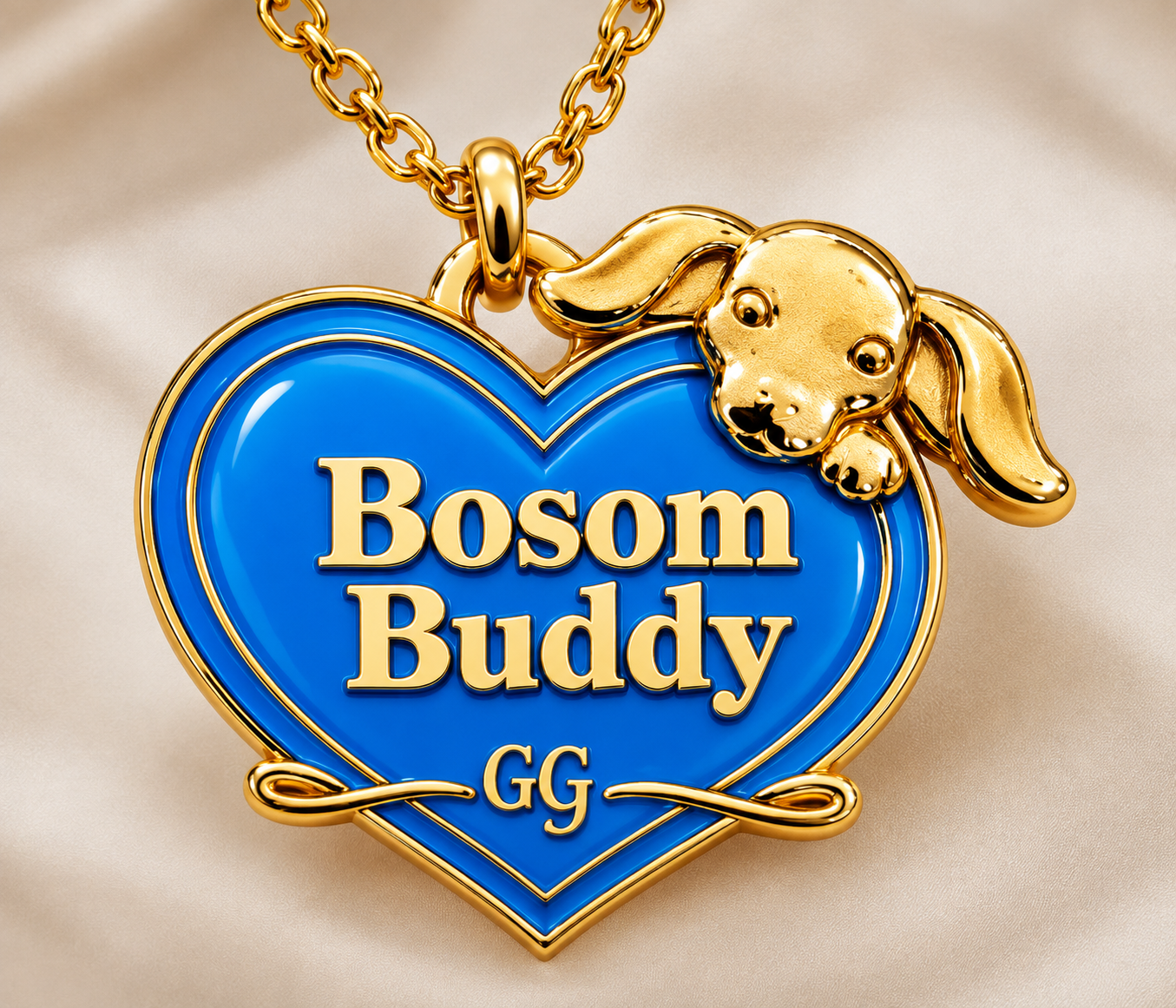 Bosom Buddy™ — Blue + Gold