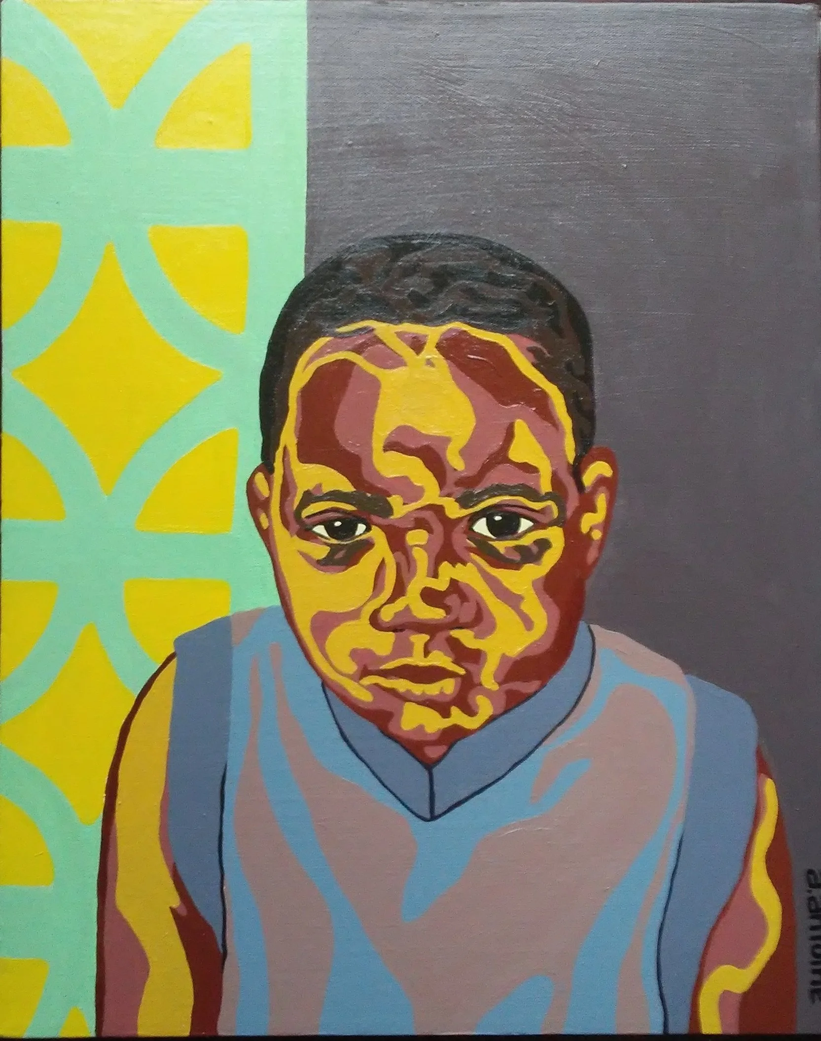 Ti Gason (SOLD)

16” x 20”

Acrylic on canvas

2019