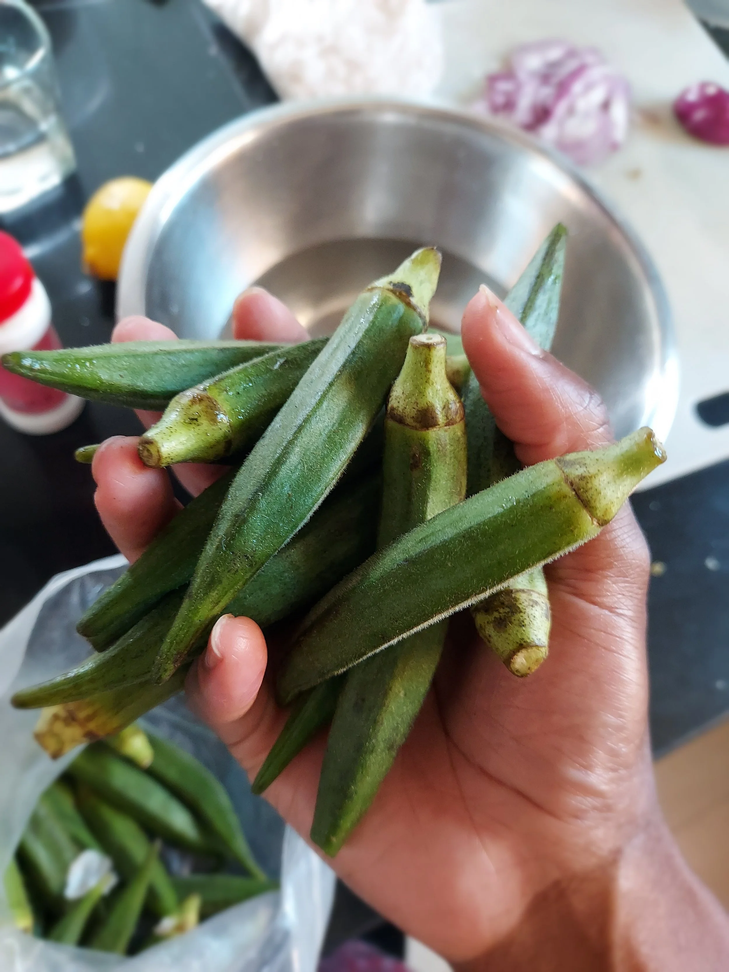 Mabenda, also known as okra