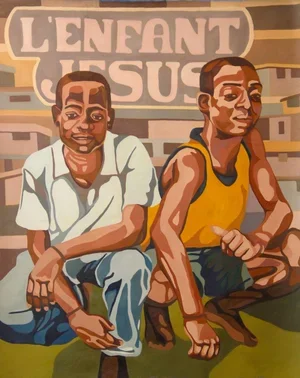 "L'enfant Jesus" 

30" x 35"

Oil

Canvas - unstretched

2015