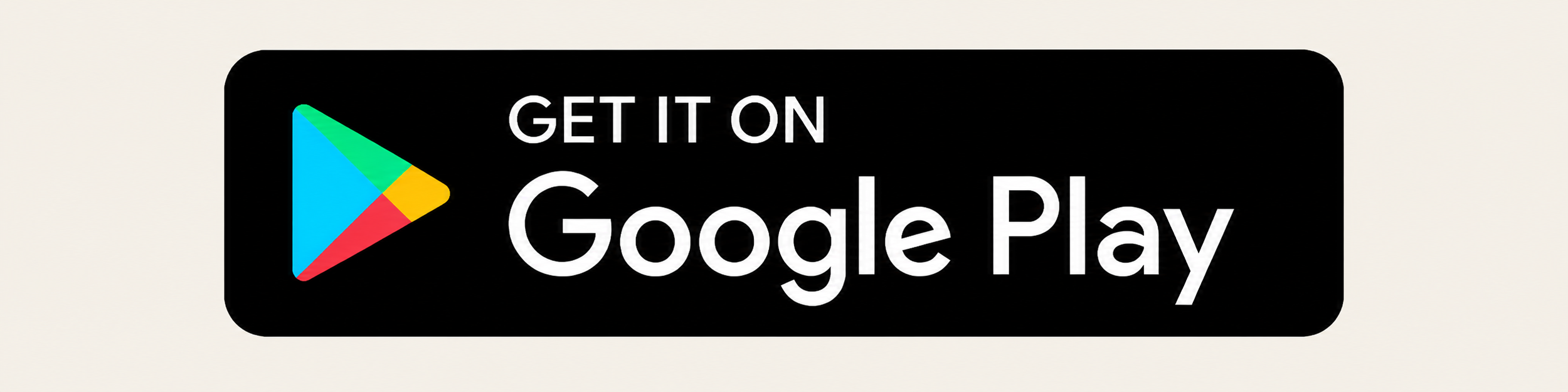 Google Play download button with logo and text 'Get it on Google Play'