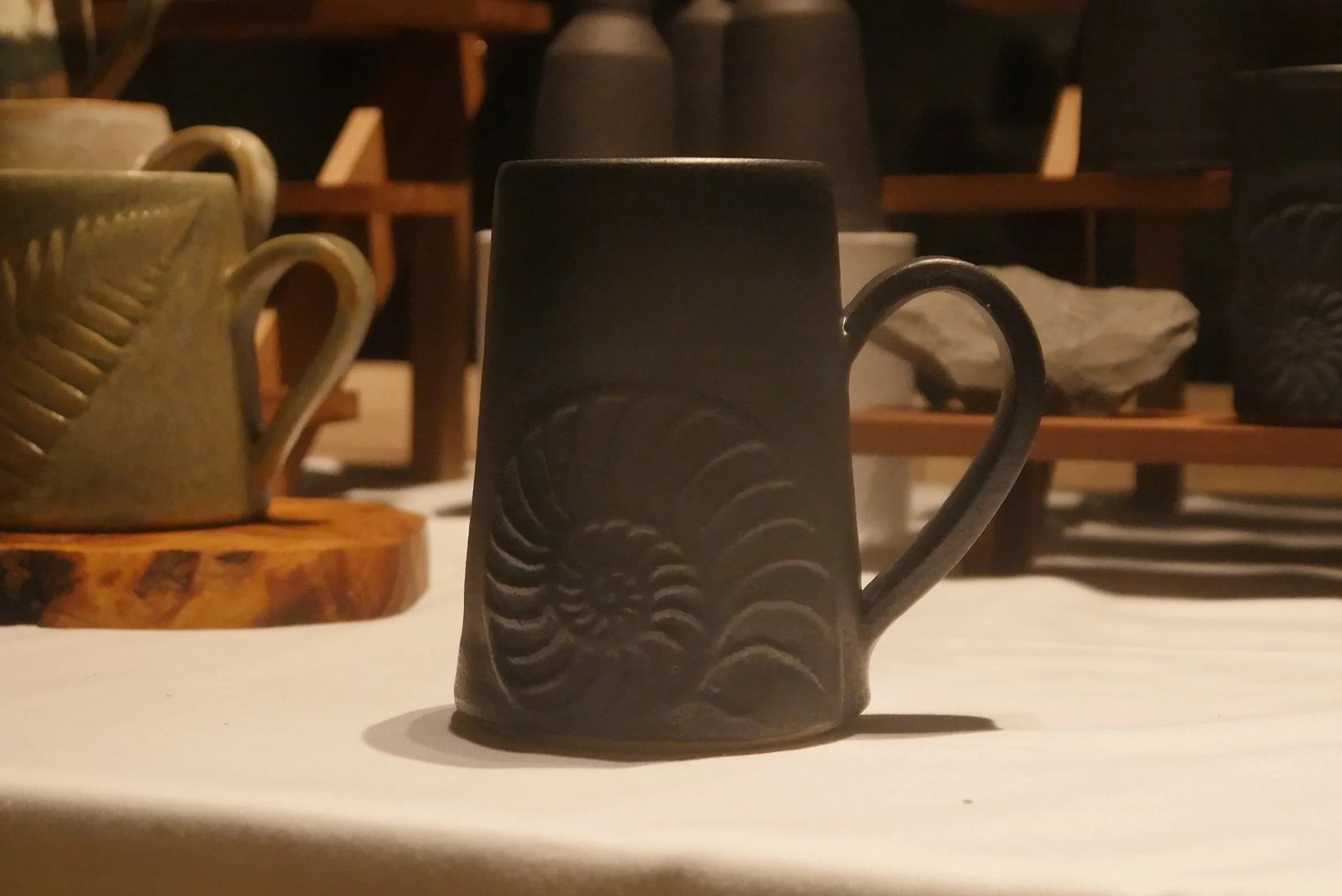 Ammonite mug