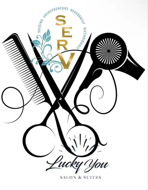 a logo of a salon
