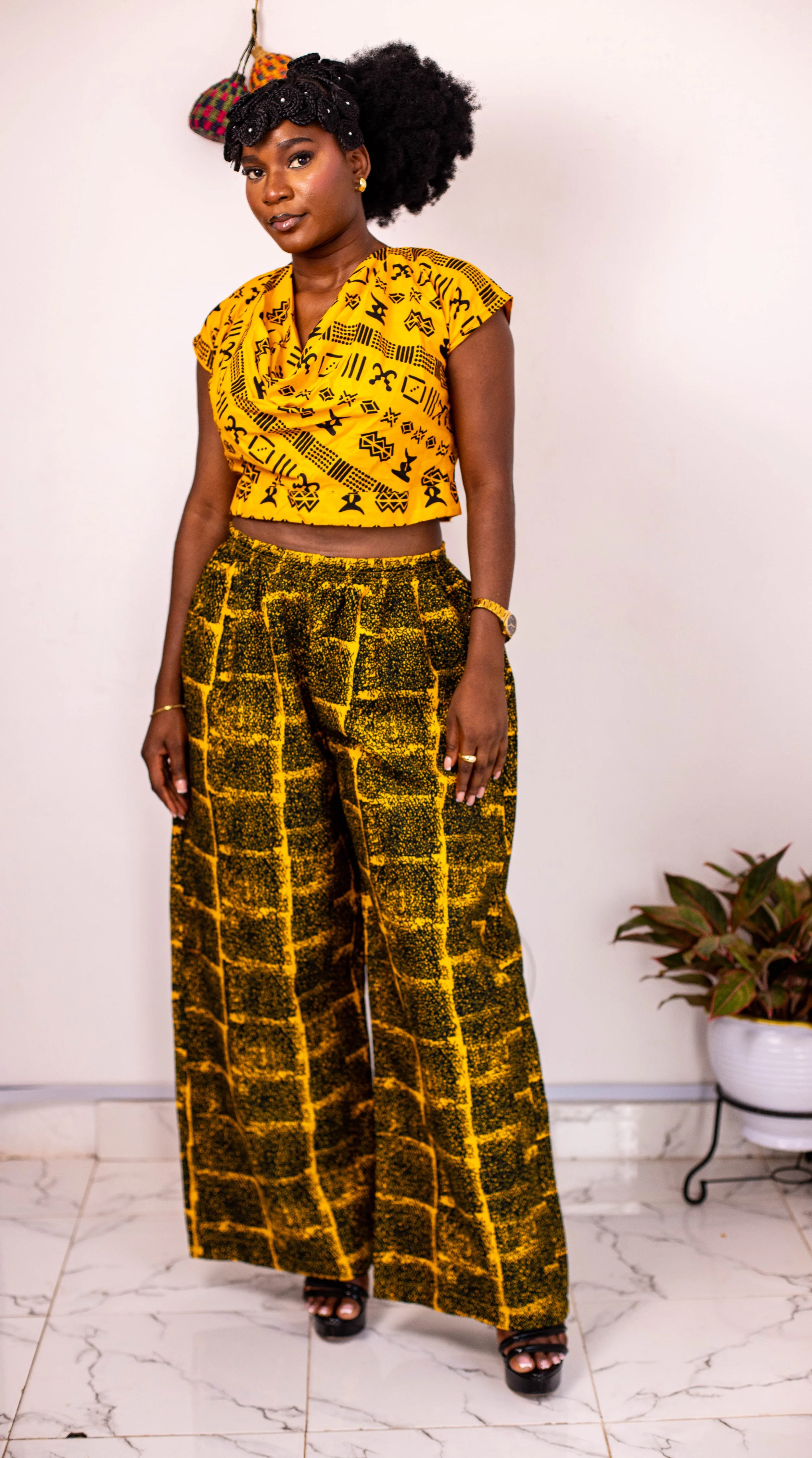 Vibrant African Print Two Piece