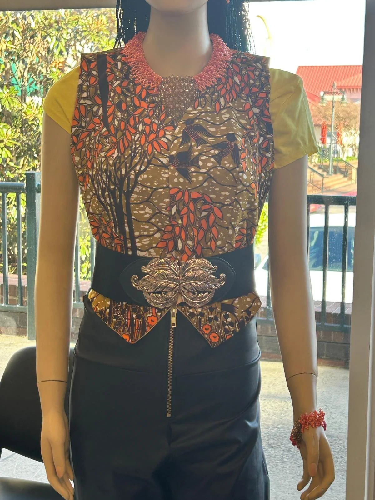 Artistic Ankara Print Women's Vest