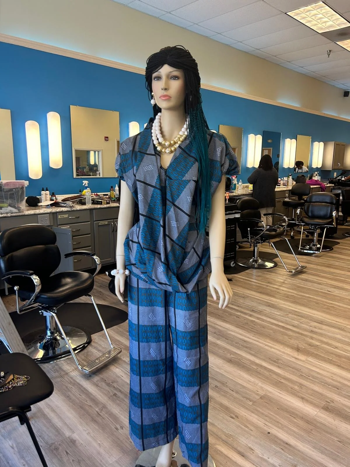 Kente-Inspired Jumpsuit