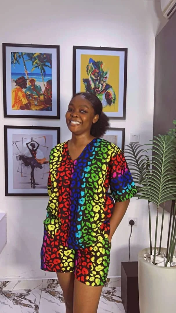 Multicolor Two-Piece Set