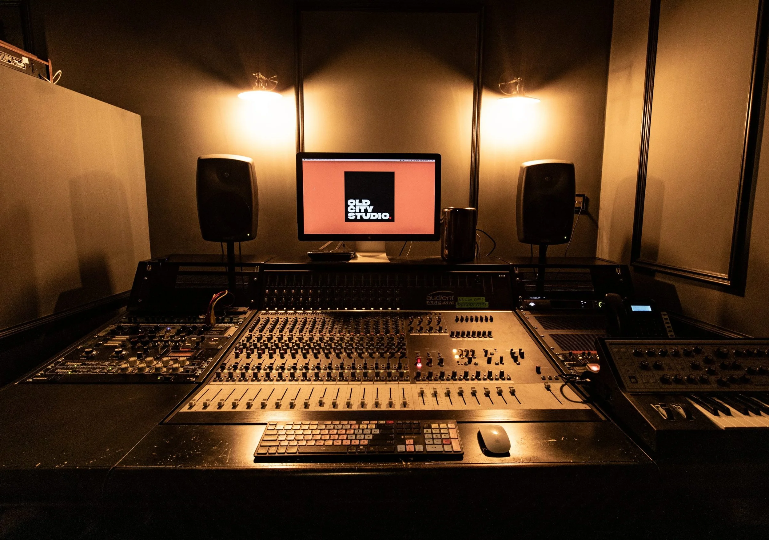 Podcast studio at Old City Studio