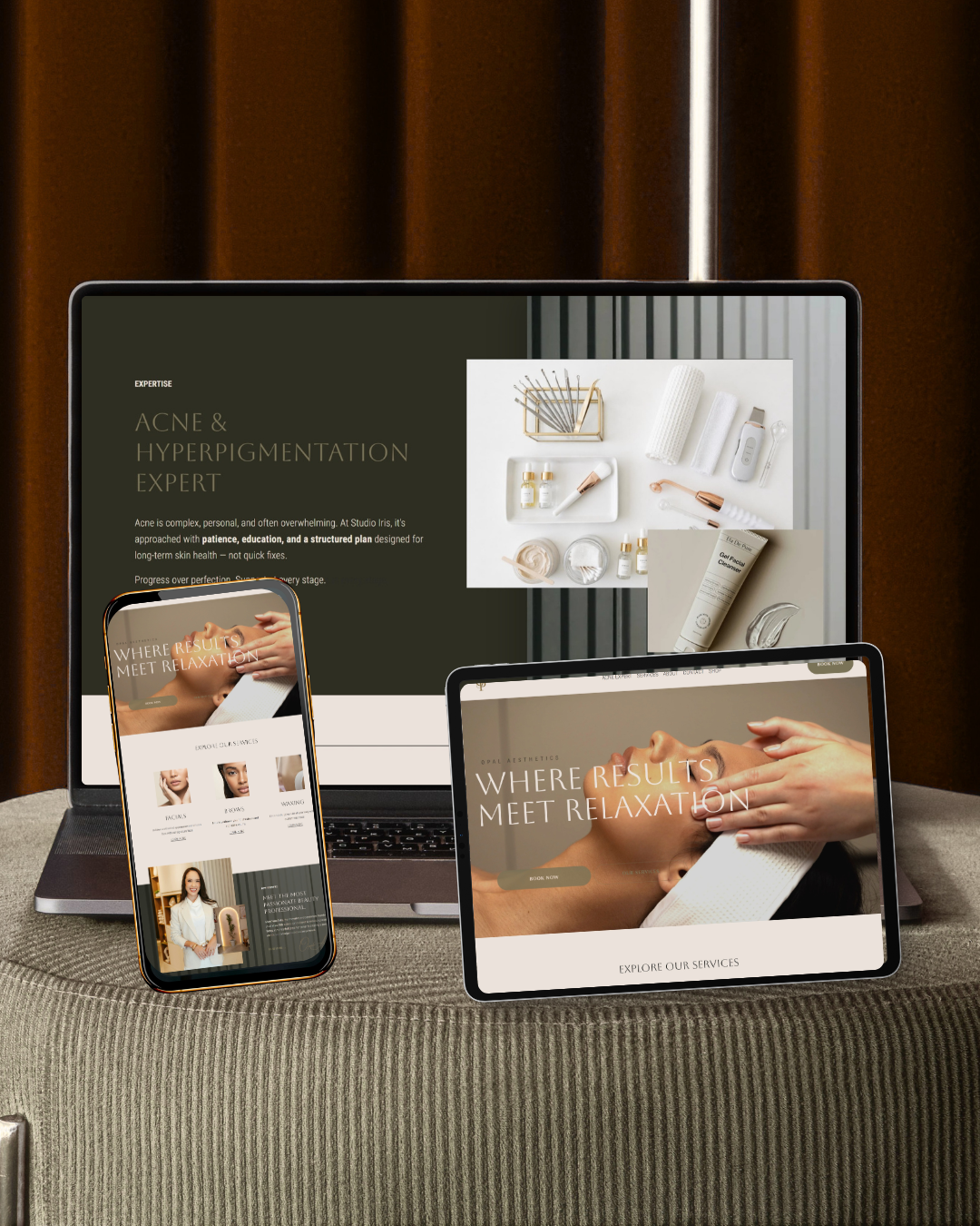 Livvy Esthetics Website Template