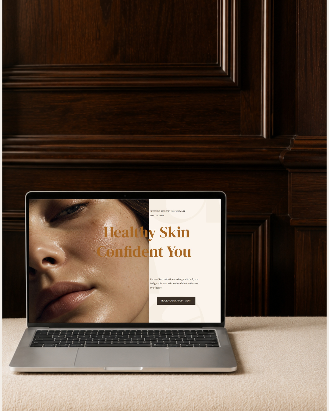 Aethera Skin Studio Website Template