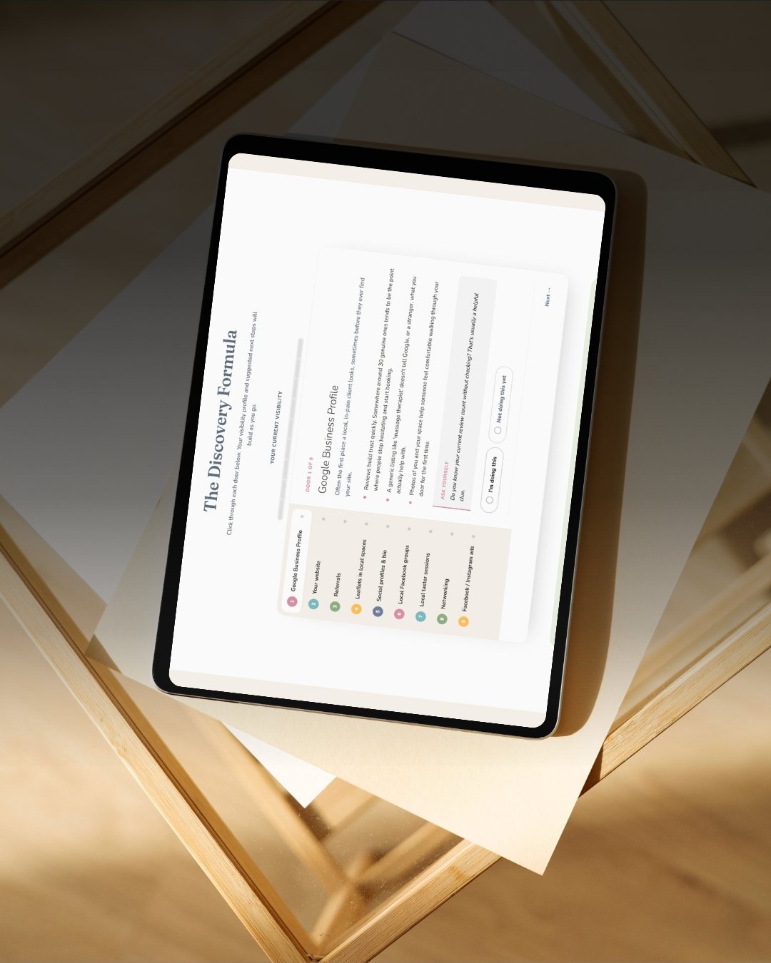 Business mentor website build by Euki Studio