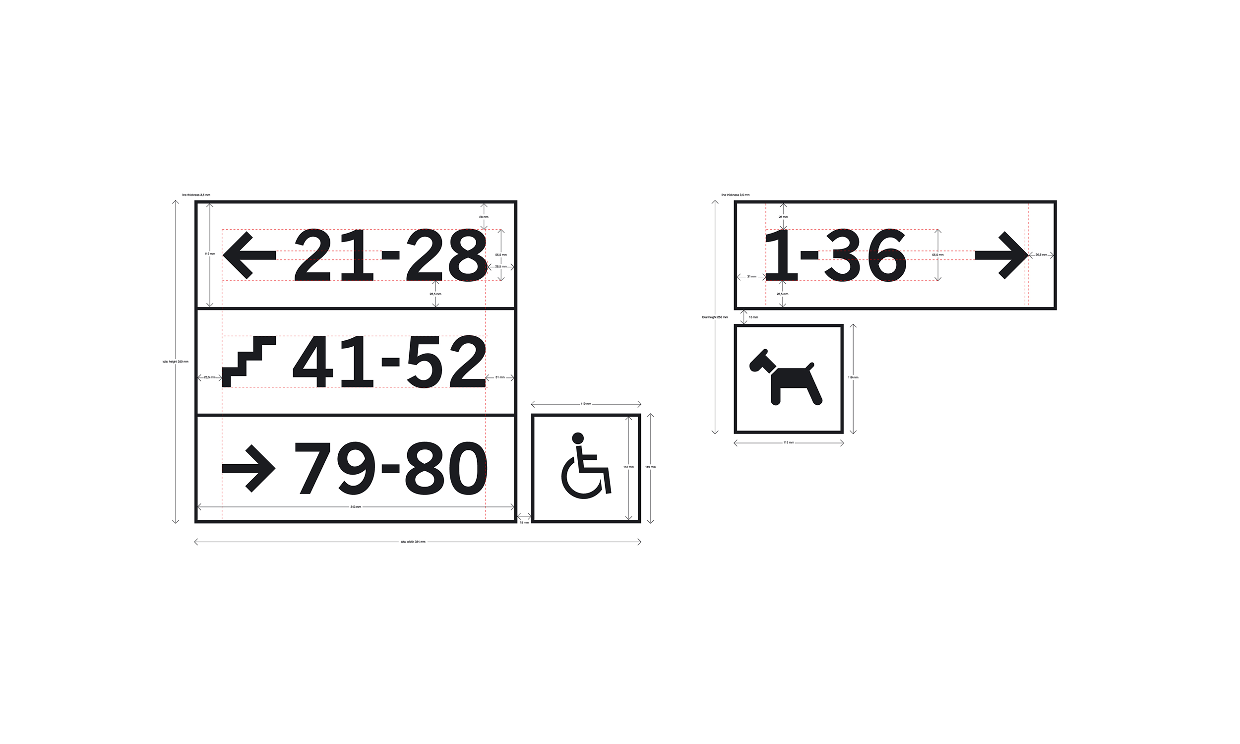 Information- and signage system