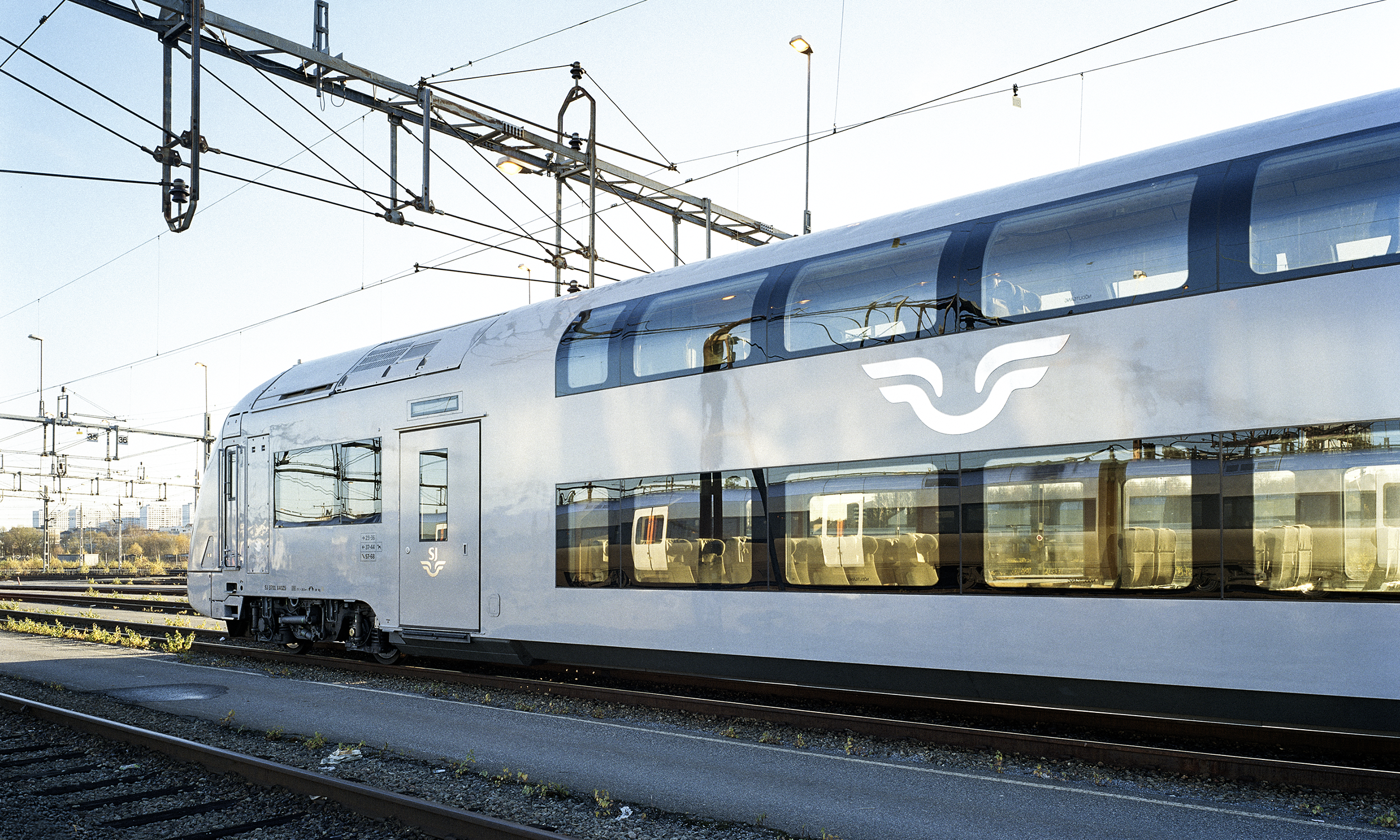 Double-decker fleet, launched in conjunction with the new identity