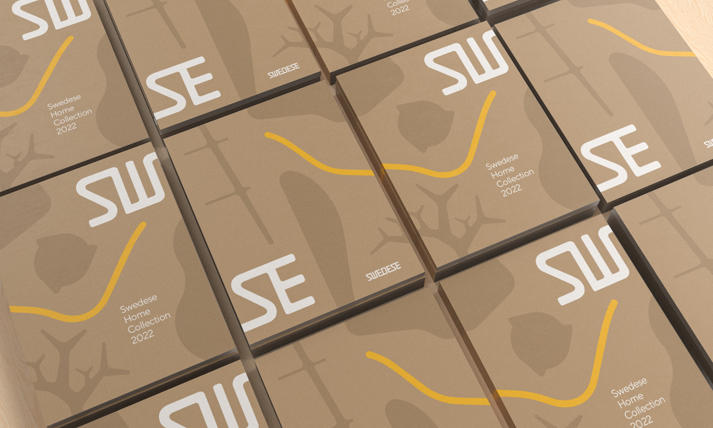 Catalogue covers with iconic product silhouettes