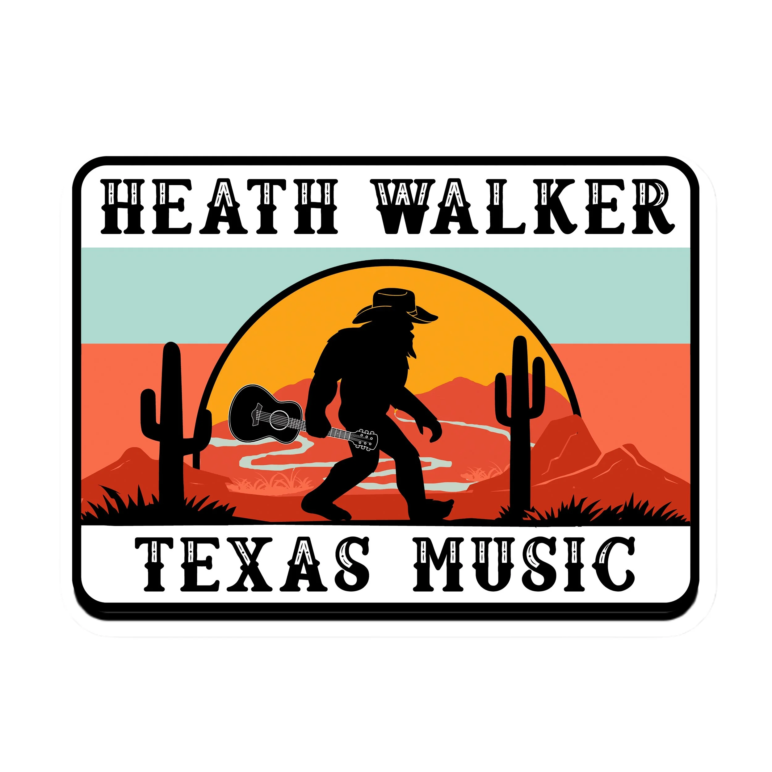 Bigfoot Vinyl Sticker