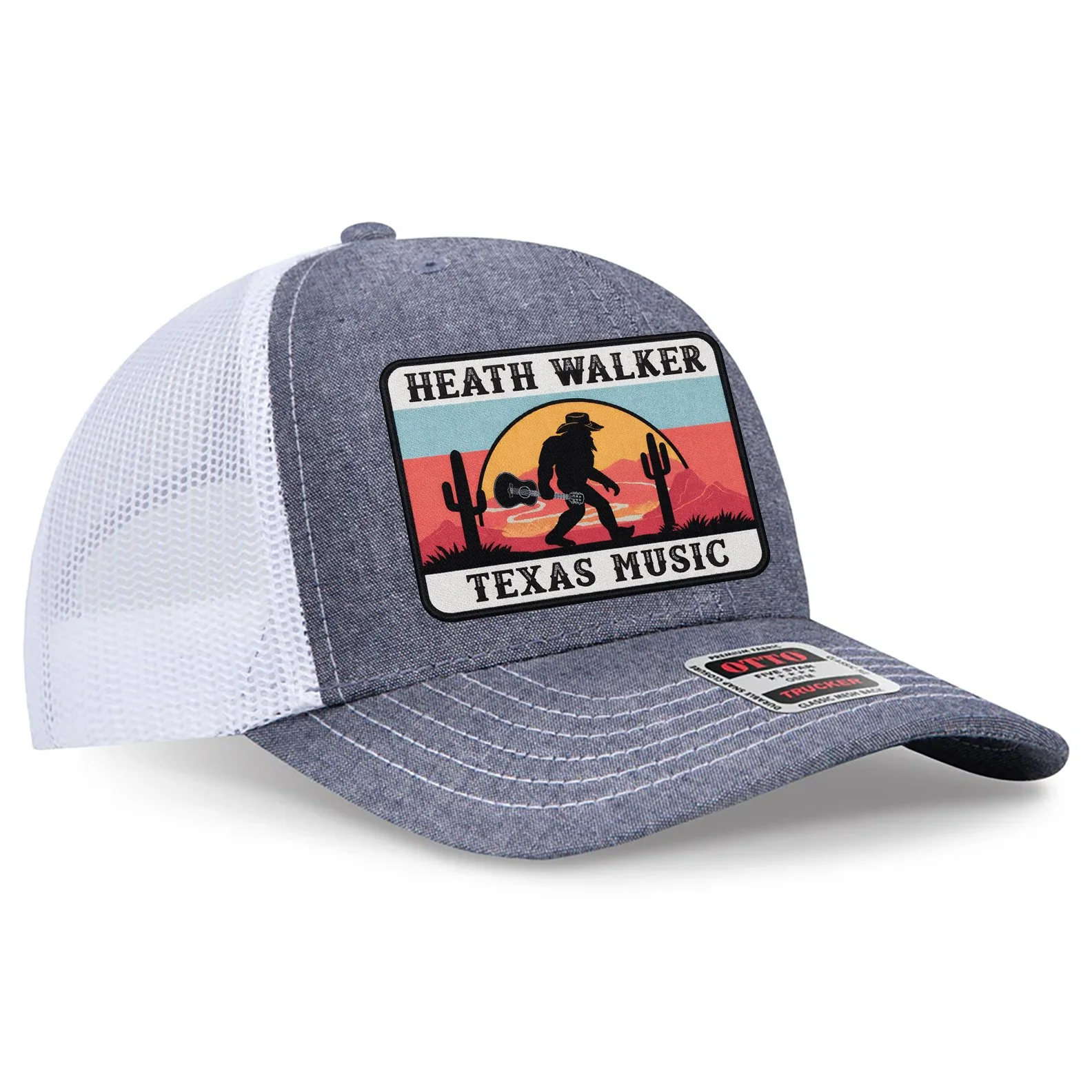Denim/Wht Patch Hat - OTTO 112 - Classic Bill