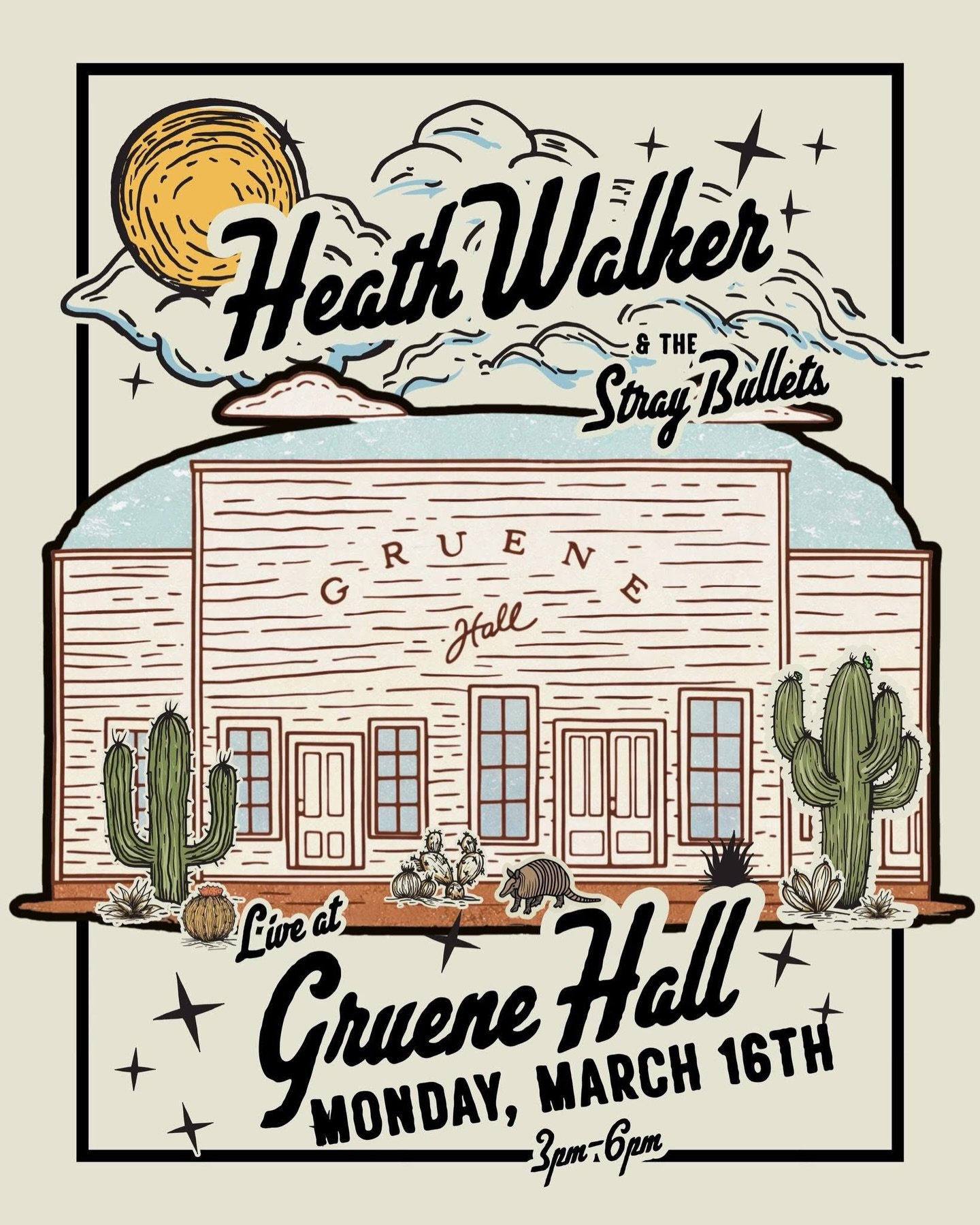 We couldn&rsquo;t be more excited about this month&rsquo;s lineup! See y&rsquo;all there! @gruenehall