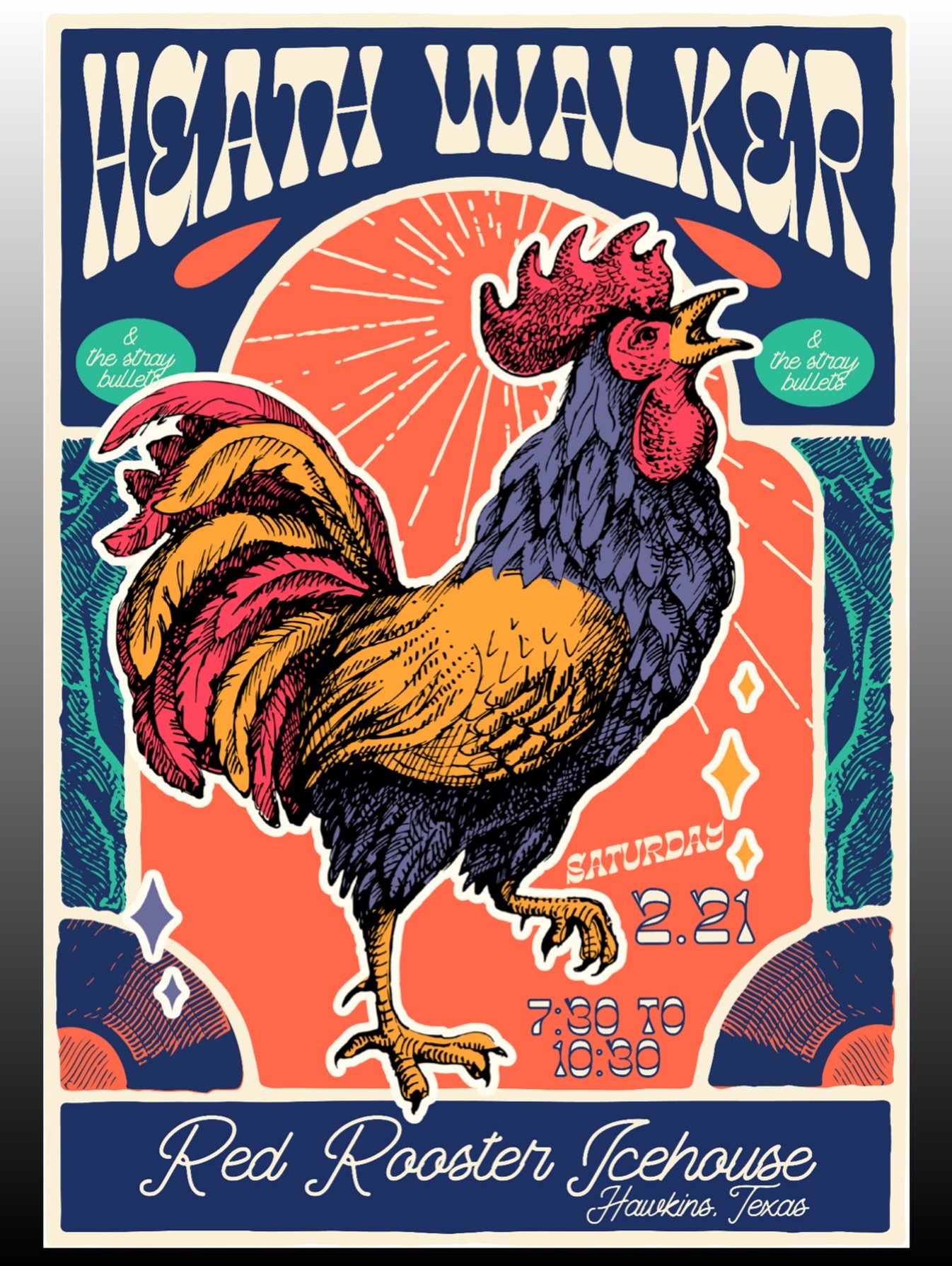 We&rsquo;re fired up to announce our debut show at @redroostericehouse4 in Hawkins, Texas this Saturday night! 7:30-10:30. Come break it in with us!