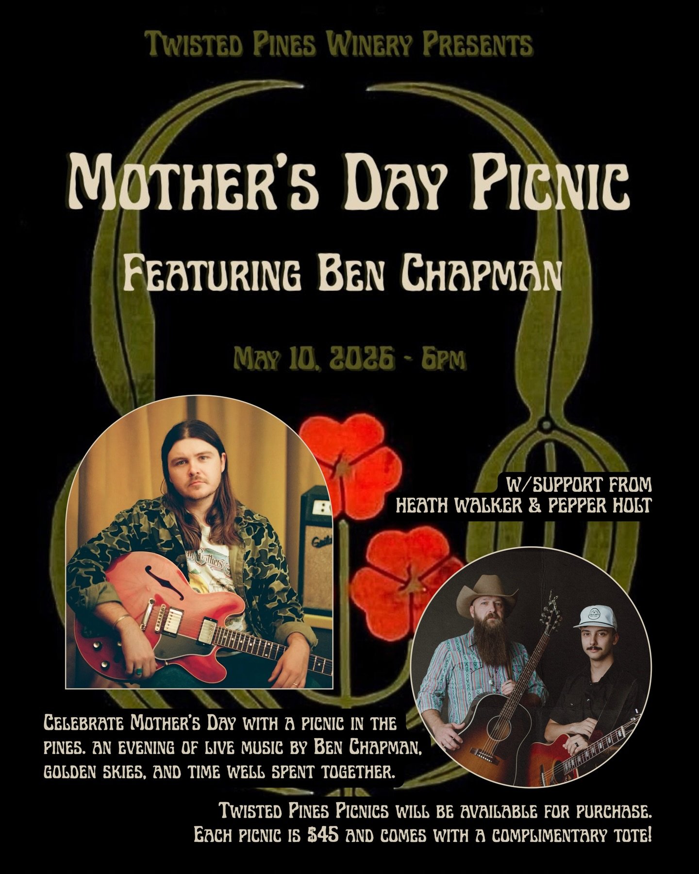 Treat the moms in your life to a special afternoon at @twistedpineswinery this Mother&rsquo;s Day!