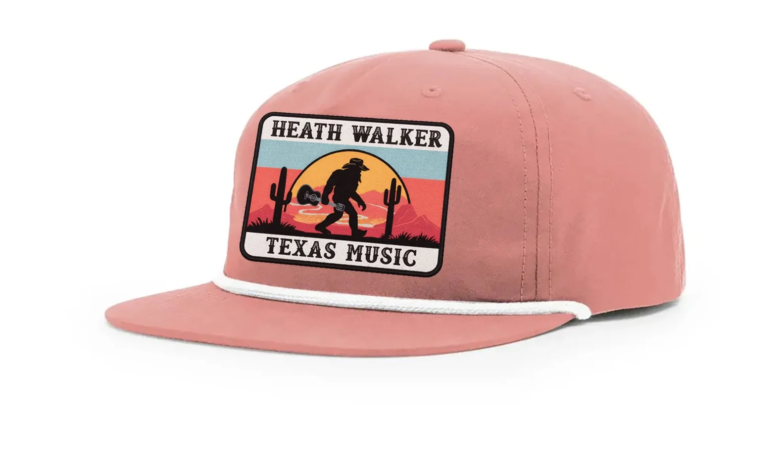 Dusty Rose Patch Richardson Rope Hat