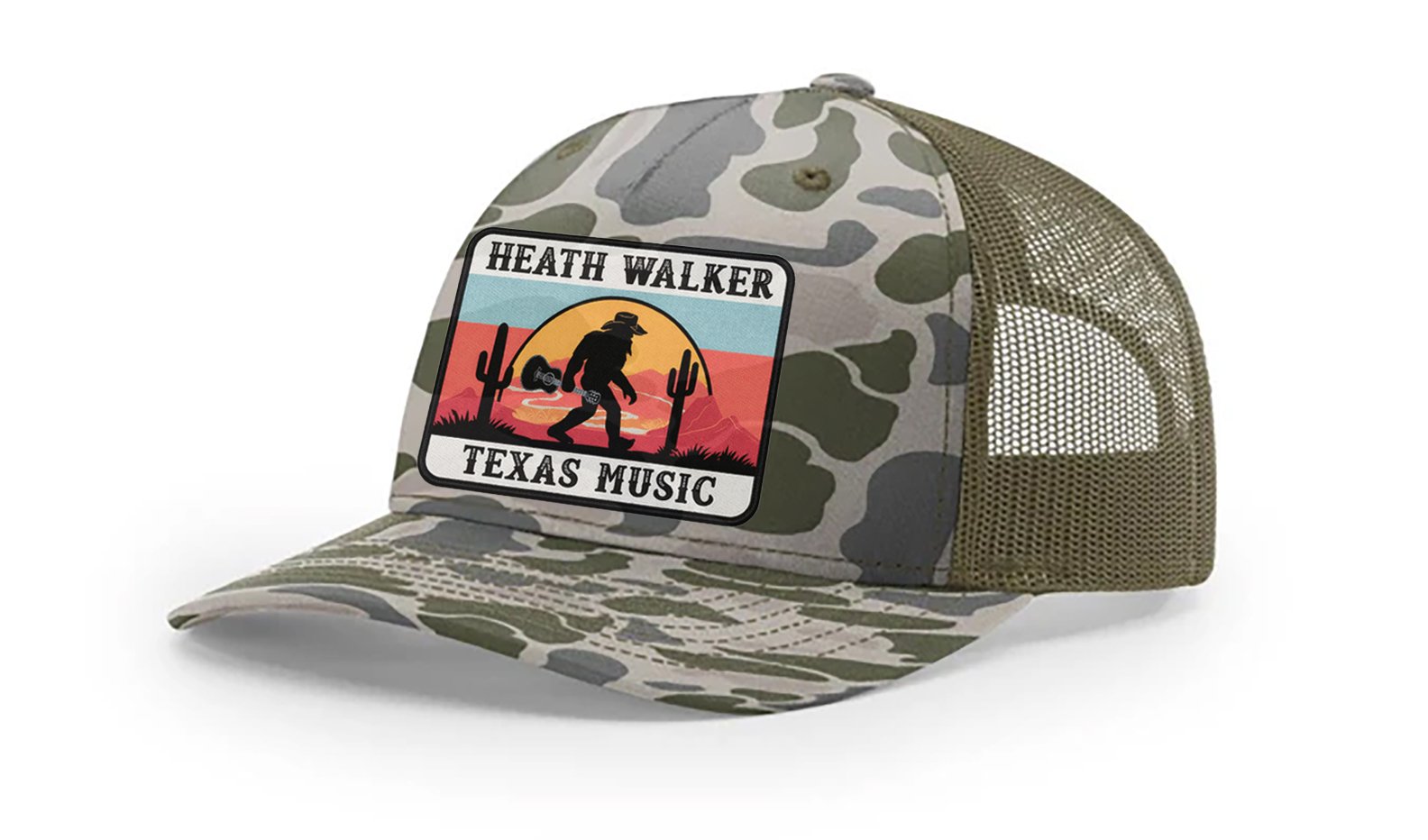 Marsh Camo Patch Hat - Richardson 112 - Classic Bill