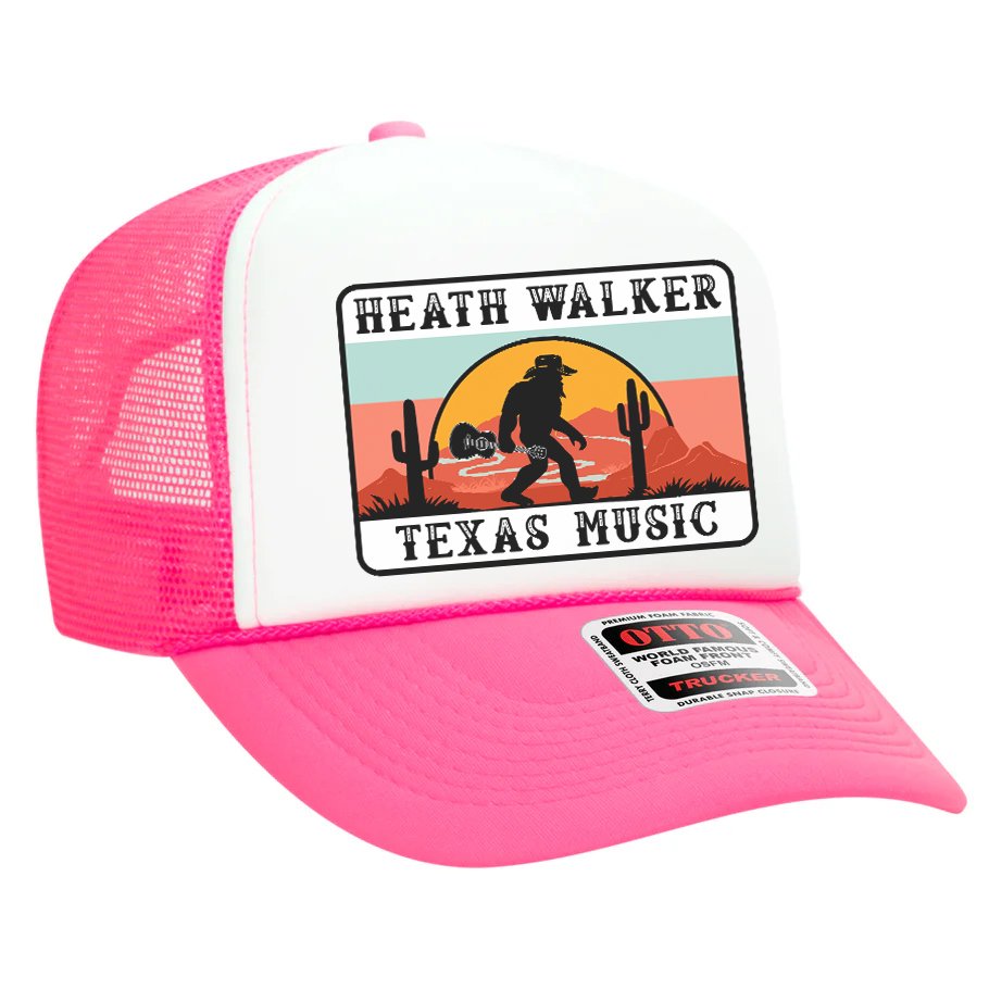Neon Pink/WHT Decal Foam Trucker - OTTO