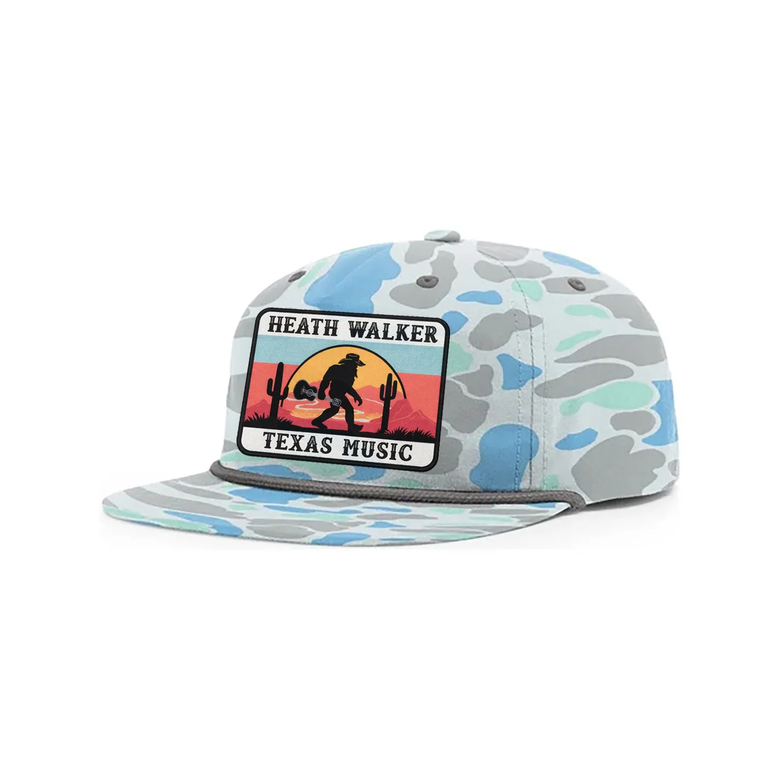 Saltwater Camo Patch Richardson Rope Hat