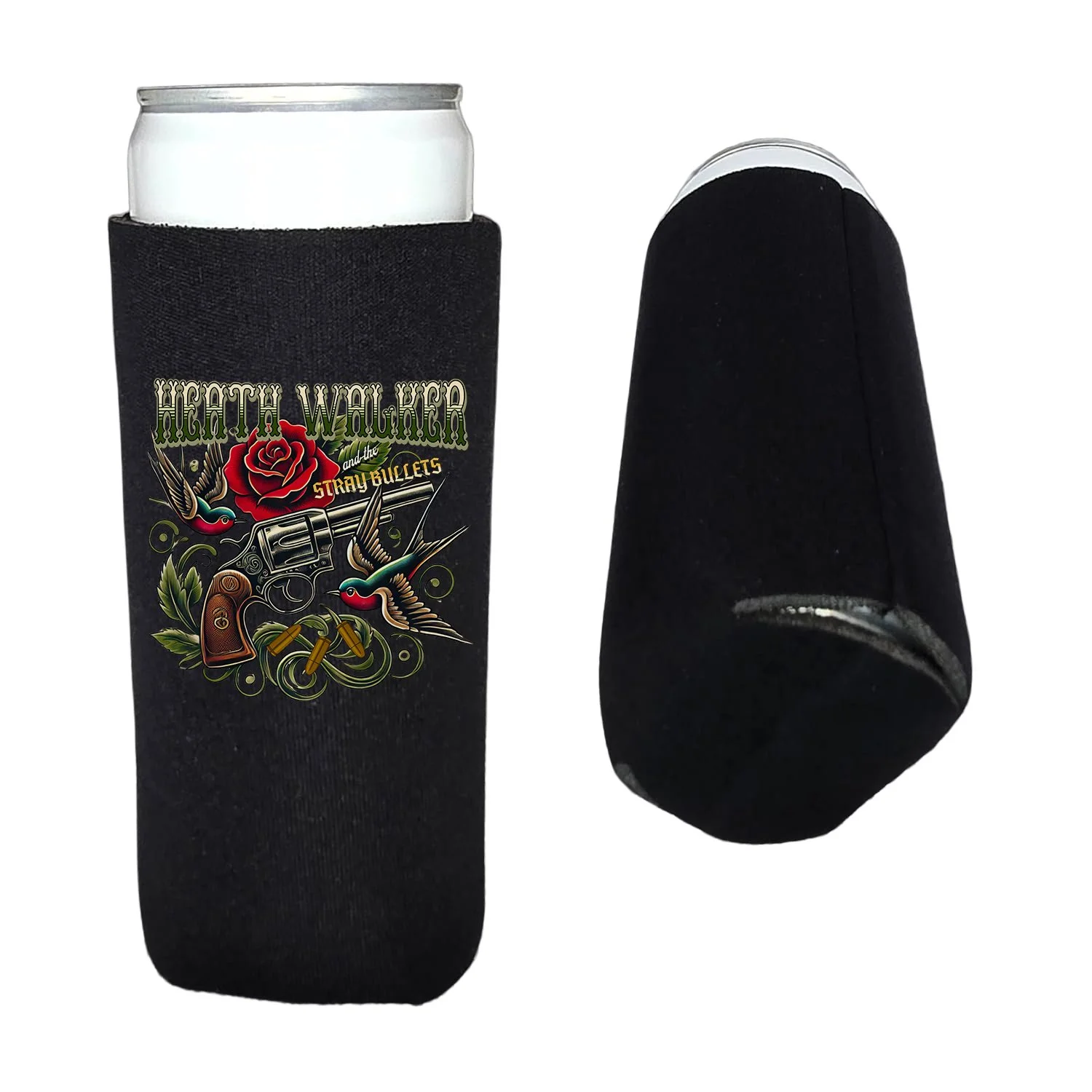 Tall Slim Roses & Gns koozie