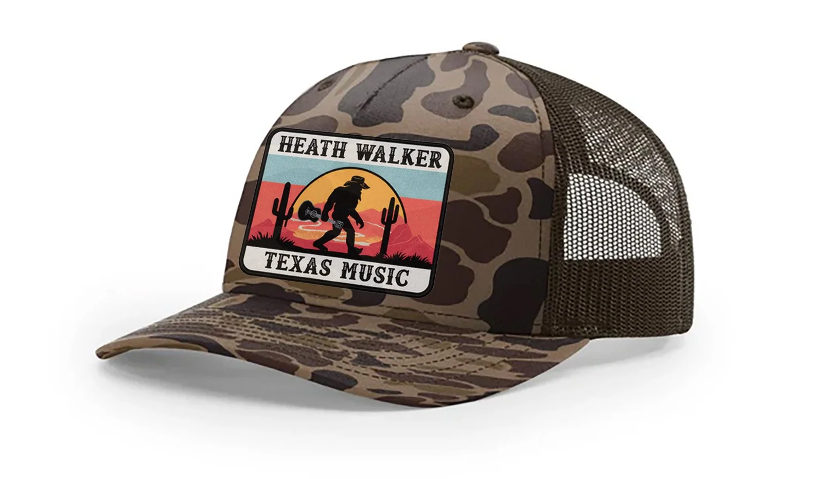 Bark Camo Patch Hat - Richardson 112 - Classic Bill