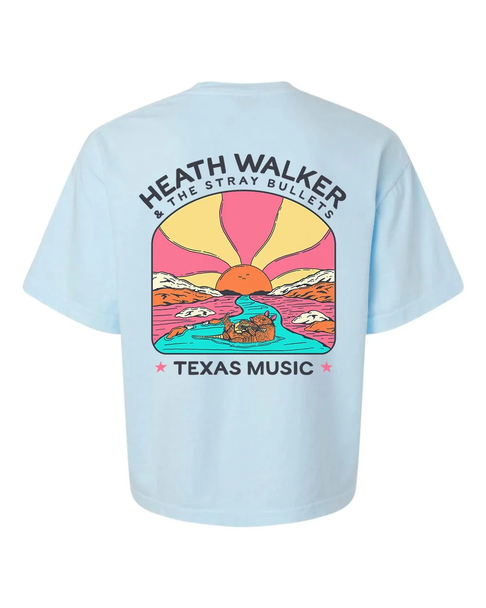 Chilly Armadilly NEON Summer Boxy Tee
