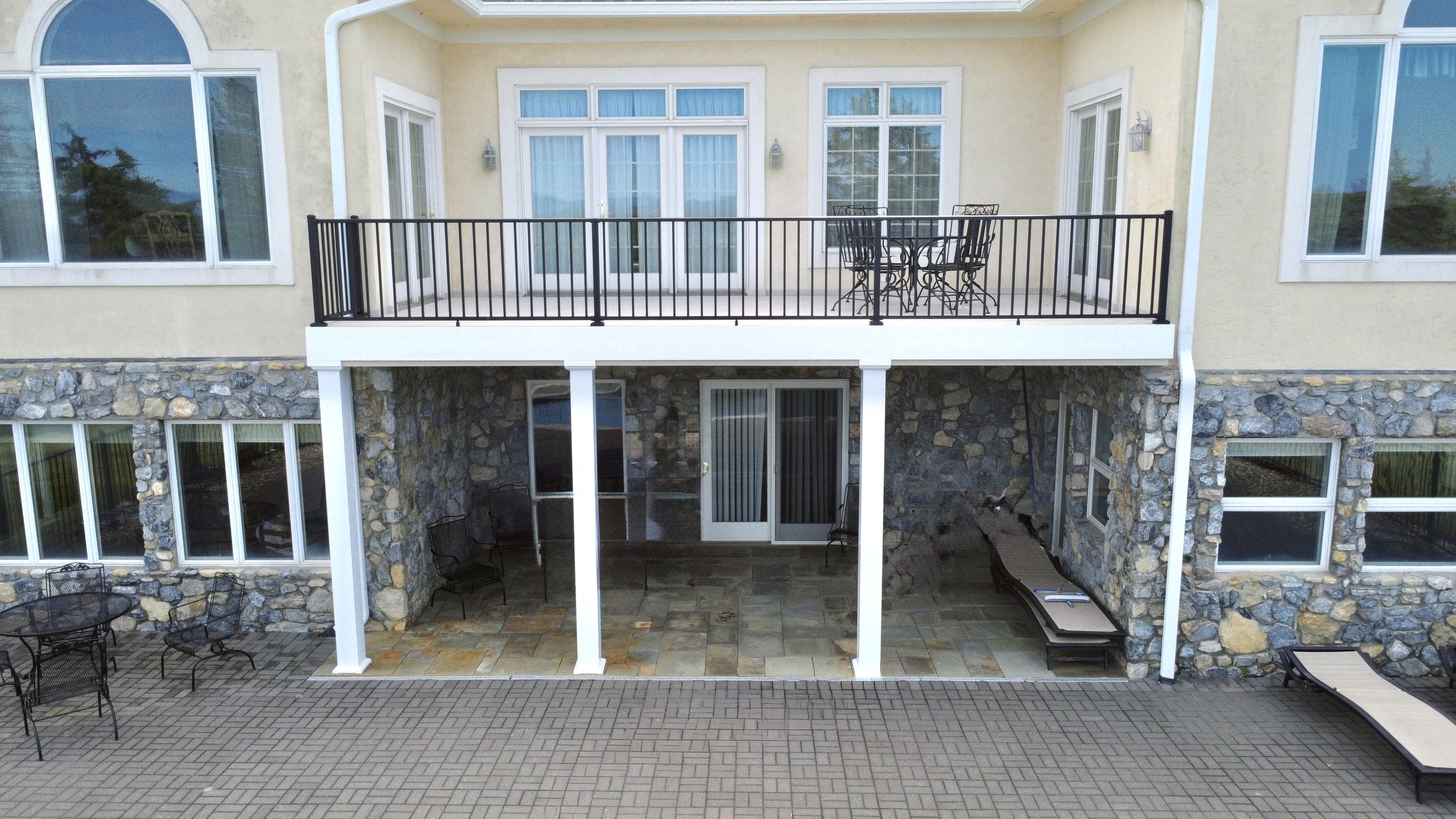 rear view of home with deck