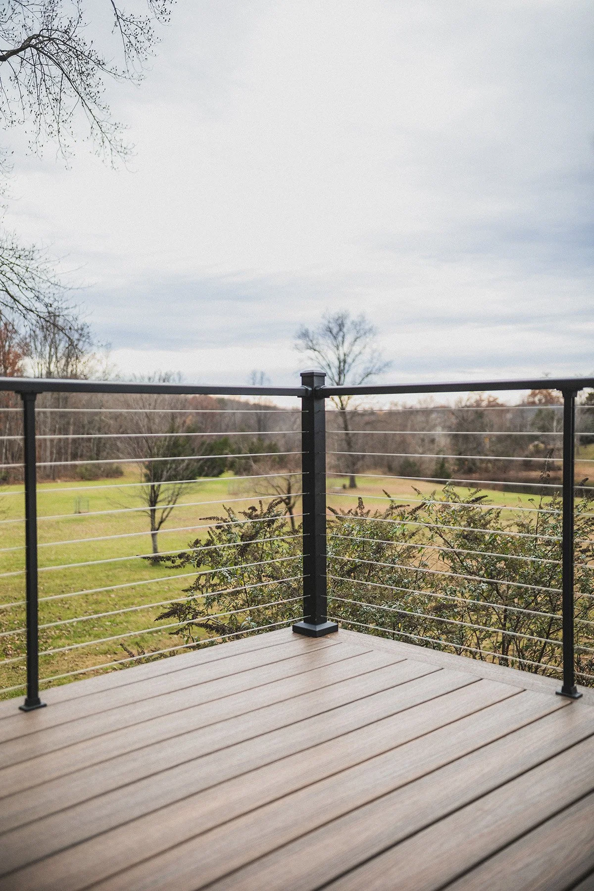 cable rail view out back