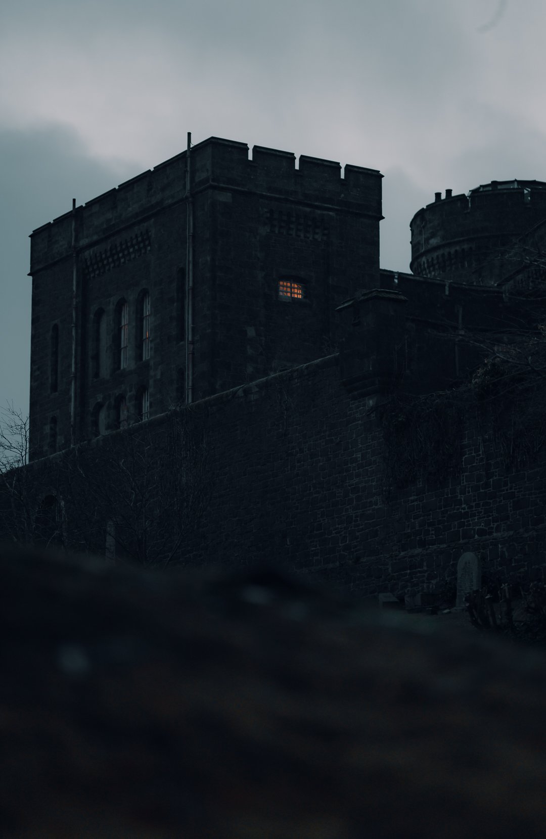 Stirling Town in the Dark